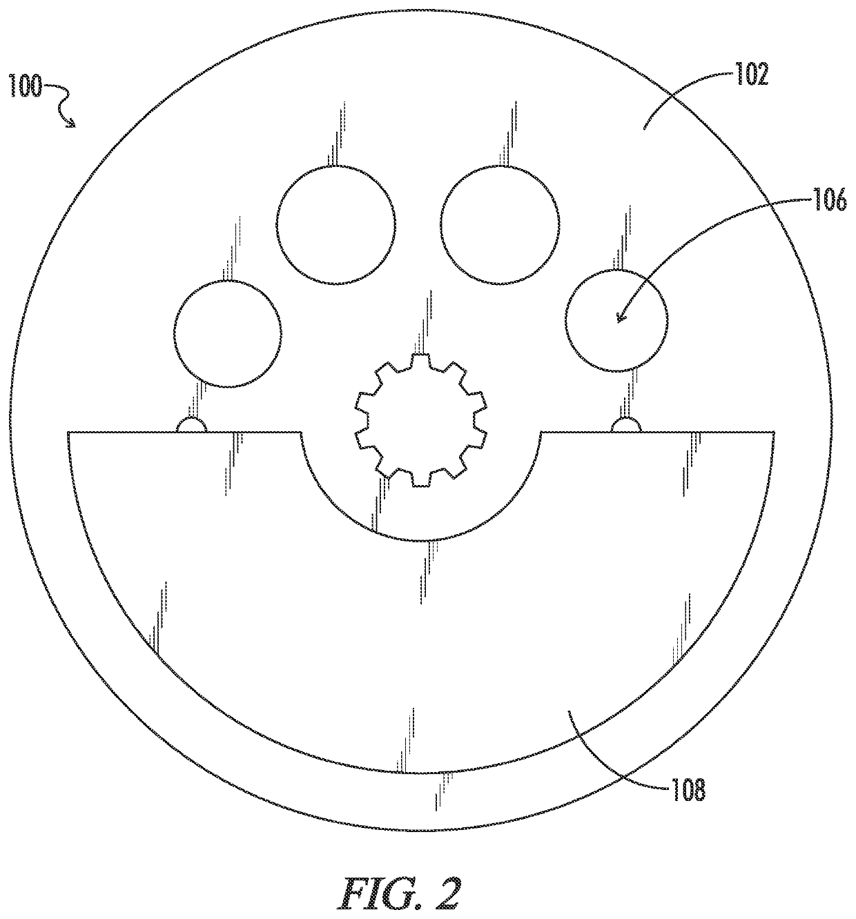 Engine counterbalanced by unbalanced crankshaft mounted accessory