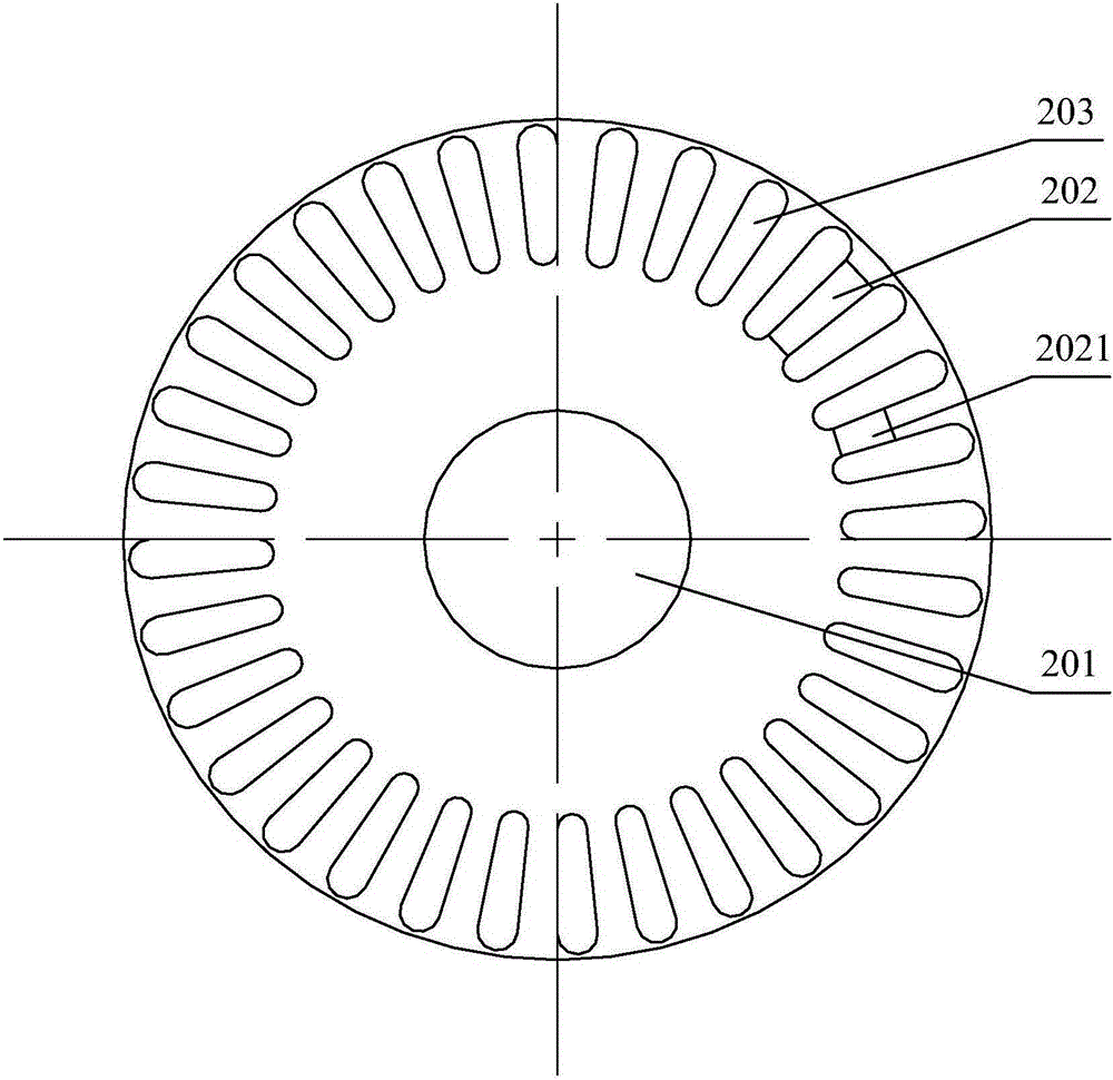Rotor punching plate, motor rotor and motor
