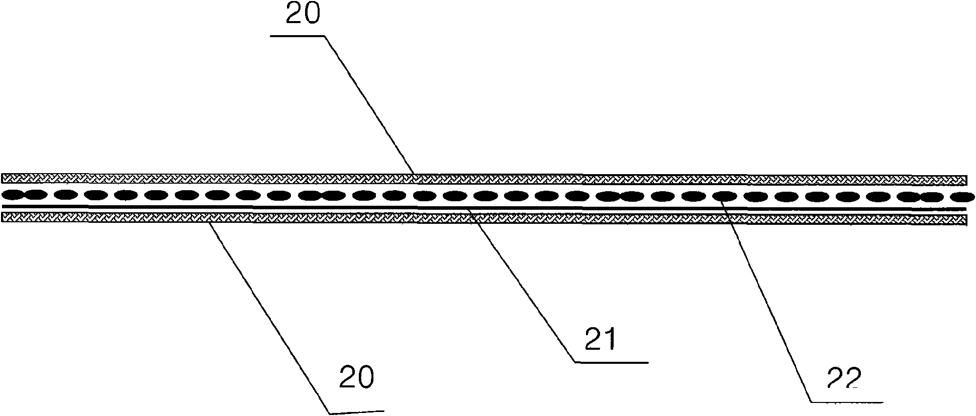 Fireworks safety firing cable and manufacturing method thereof