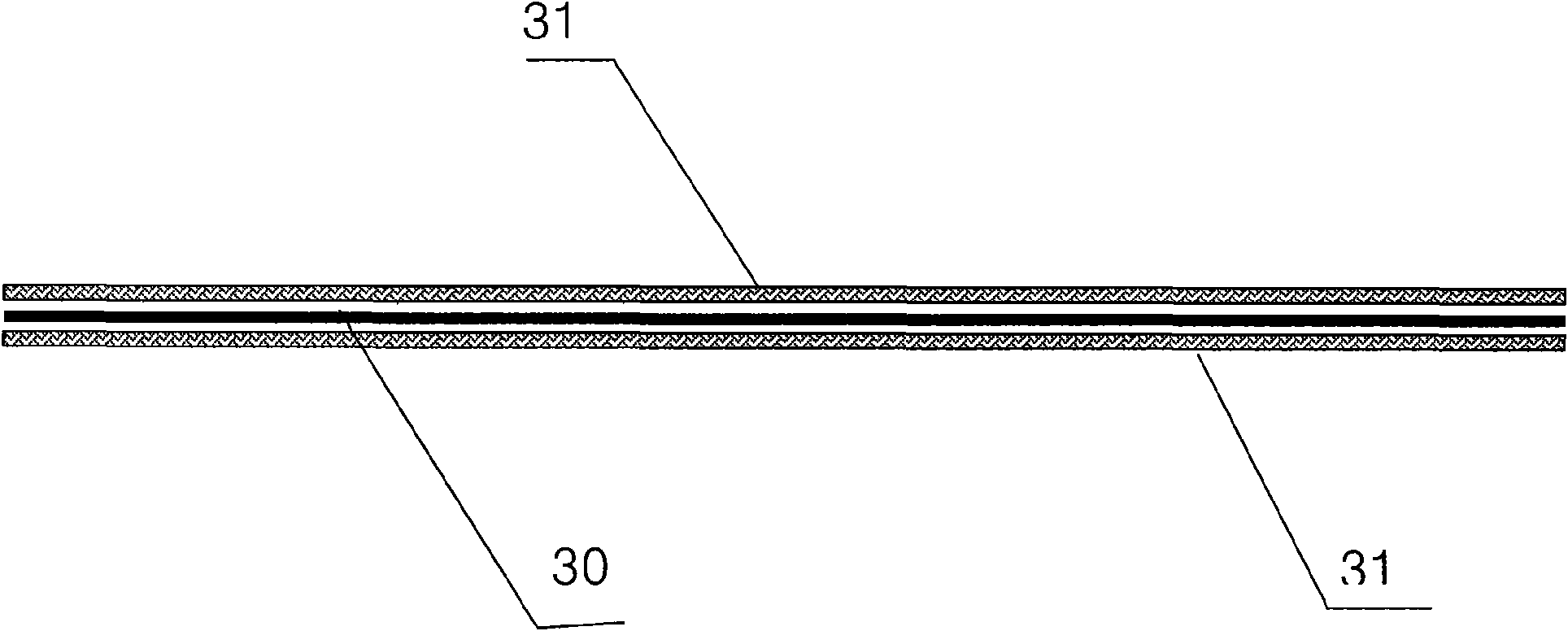 Fireworks safety firing cable and manufacturing method thereof