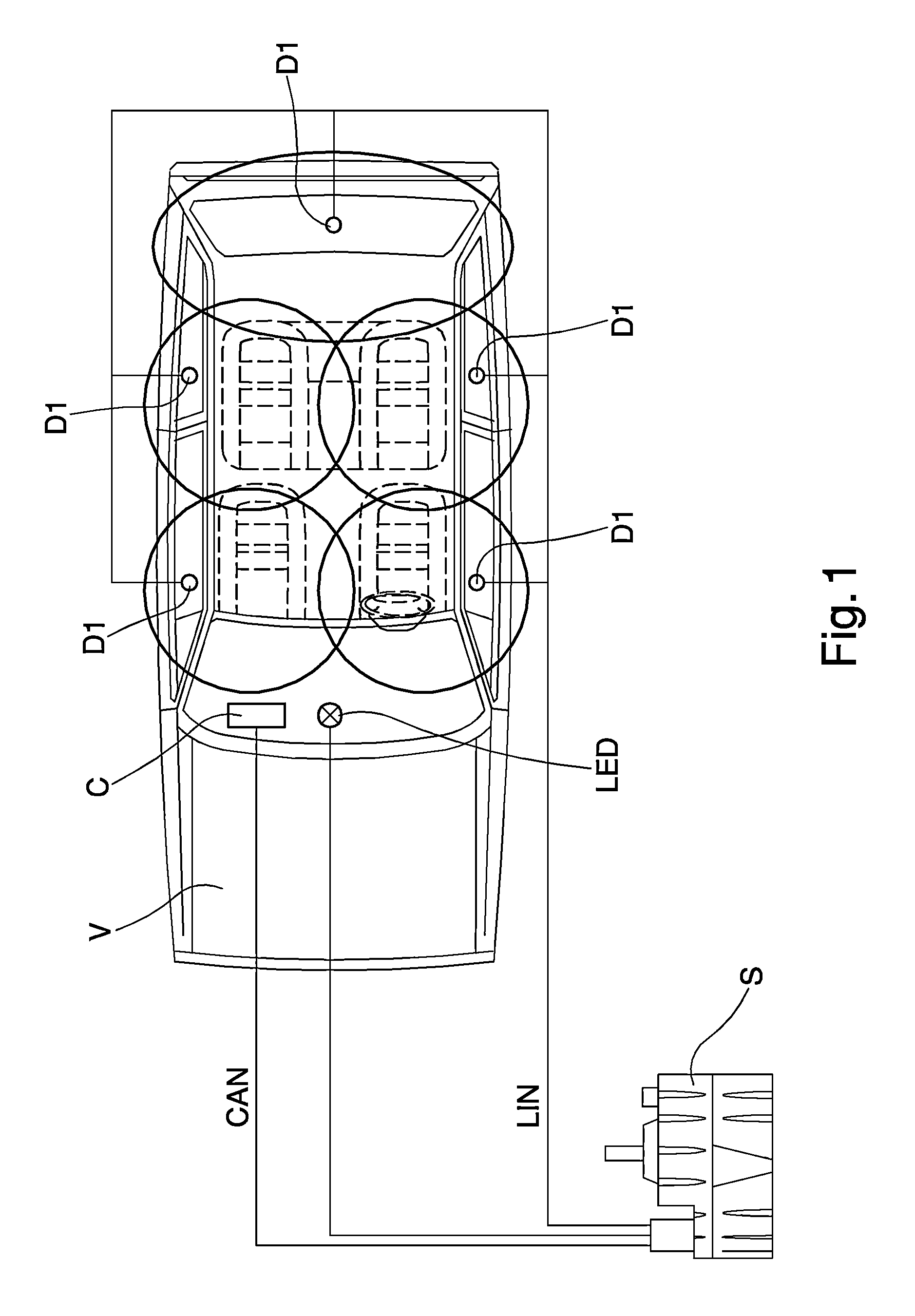 Acoustic signaling system for electric or hybrid vehicles