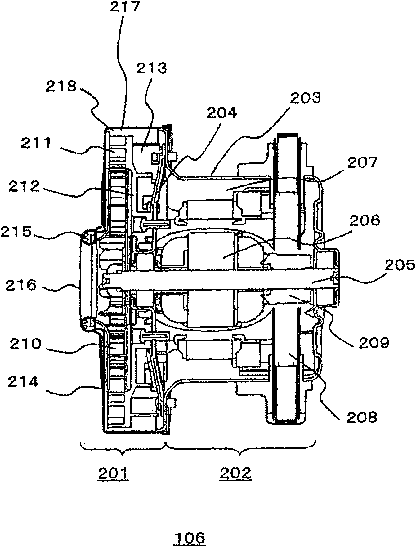 Electric blower and electric duct collector equipped with the same