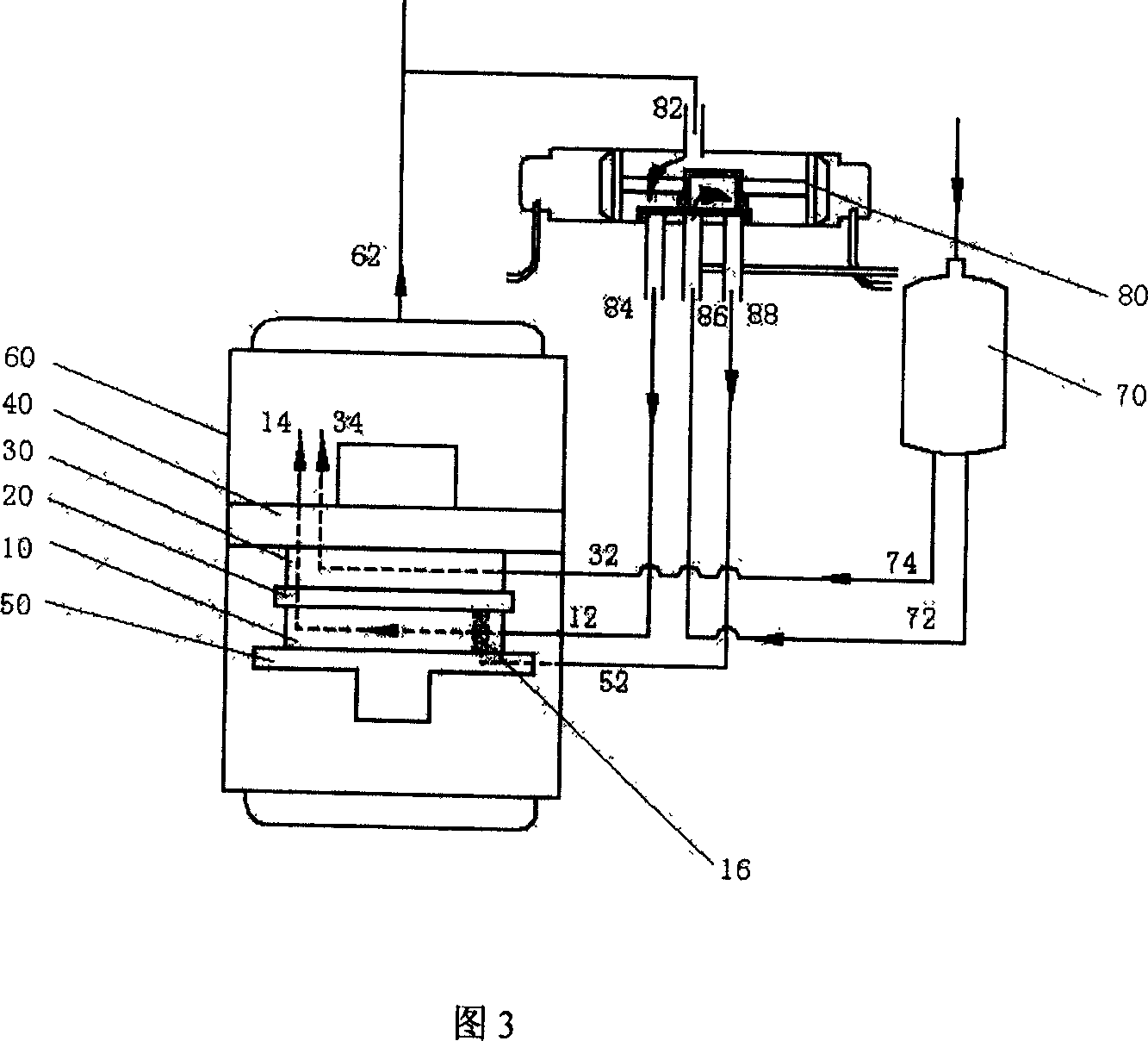 Capacity controlled compressor with one and two cylinders