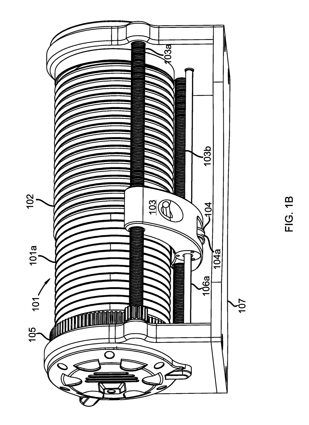 Winch With One-Way Reverse Tensioner