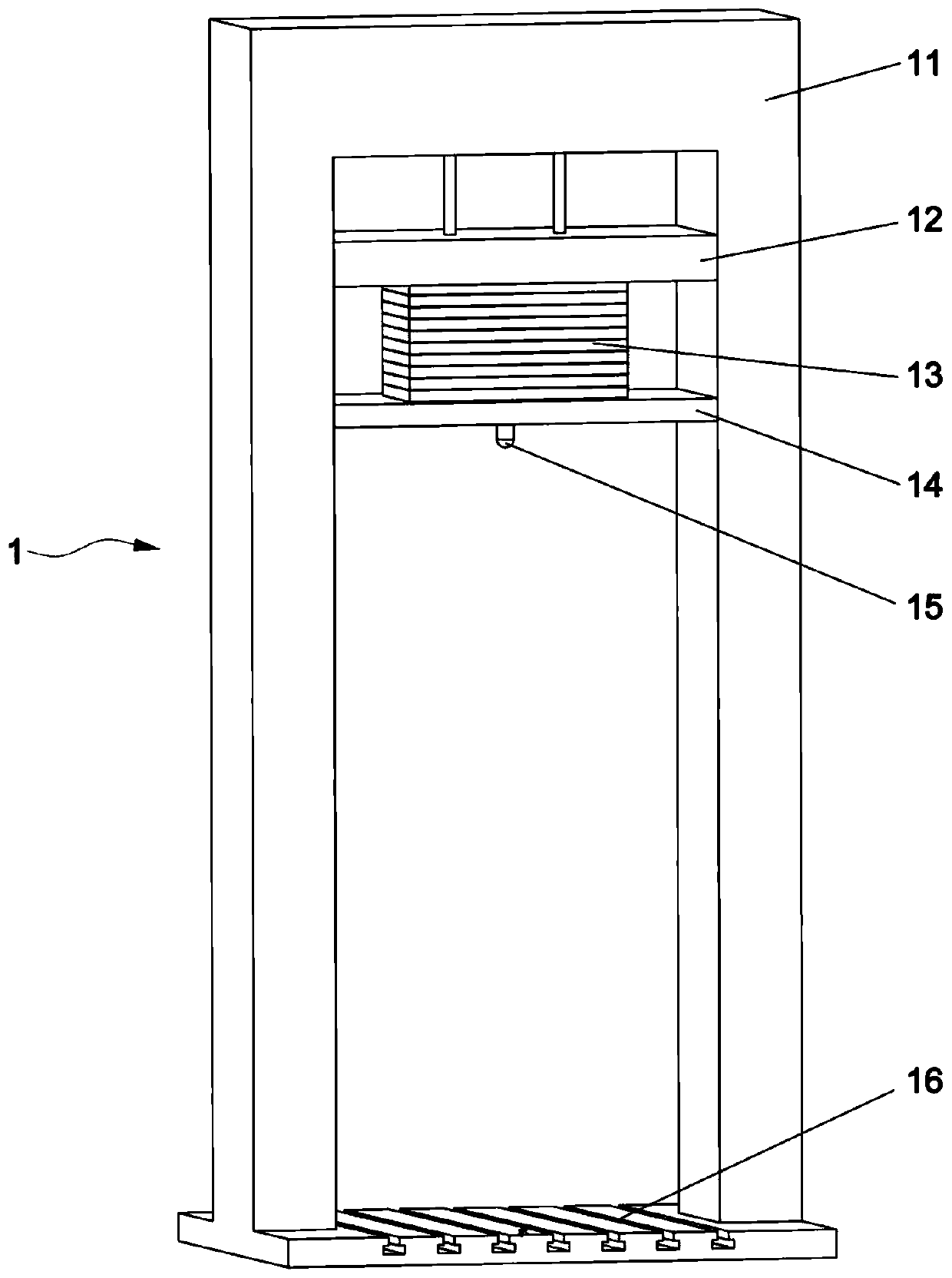 Steering gear impact test bed