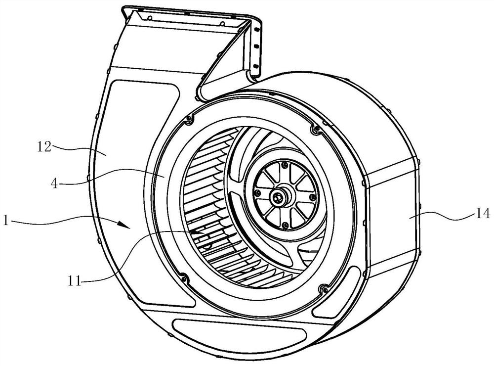 Centrifugal fan and extractor hood applying centrifugal fan