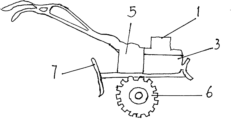 Agricultural machine driven by direct-current motor