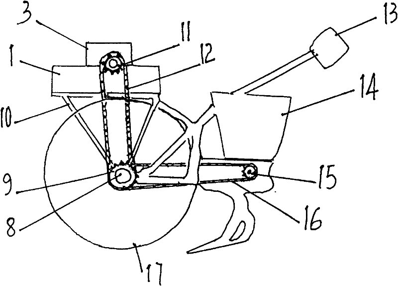 Agricultural machine driven by direct-current motor
