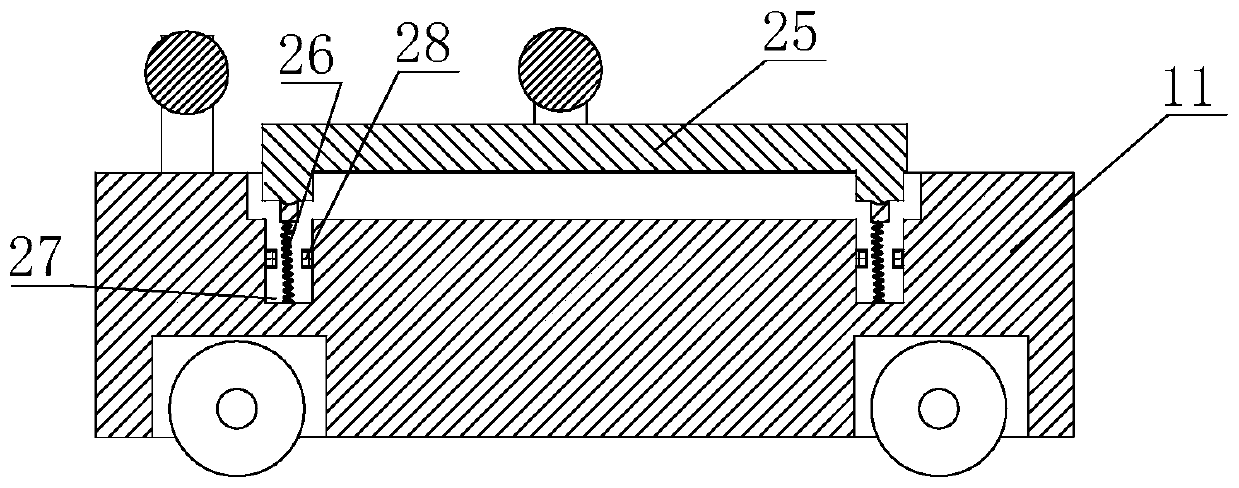 Self-adjusting steel coil fixing flatcar