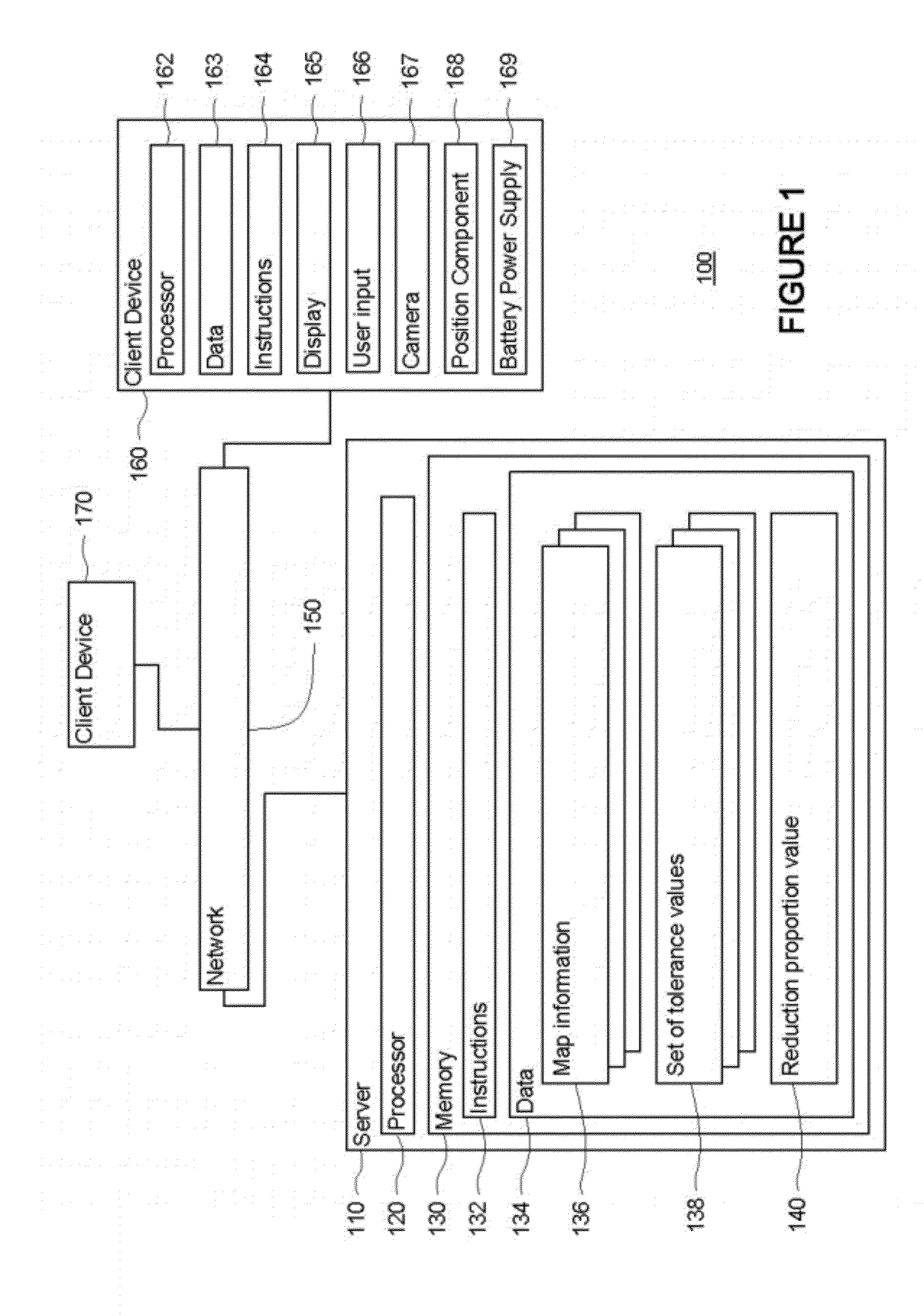 Efficient pre-computing of simplified vector data for rendering at multiple zoom levels