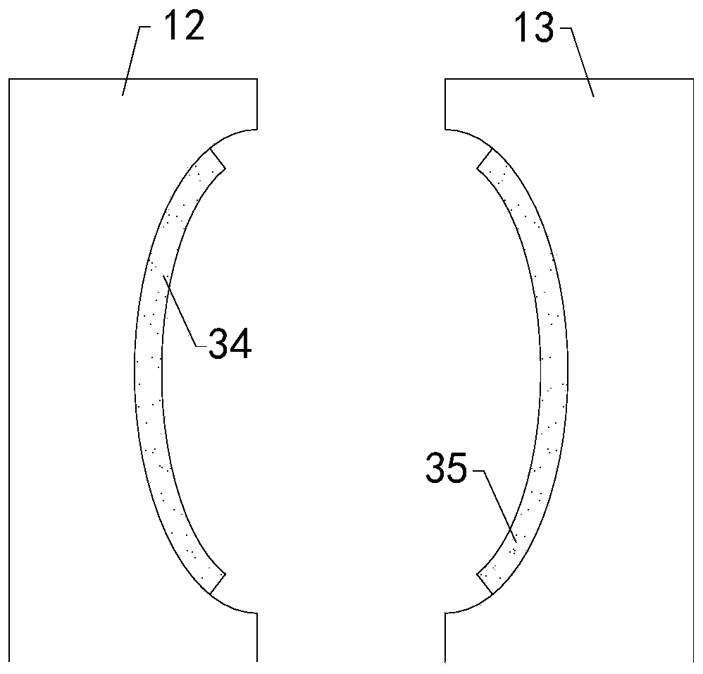 Clamping mechanism for rod changing mechanism of deep sea drilling machine