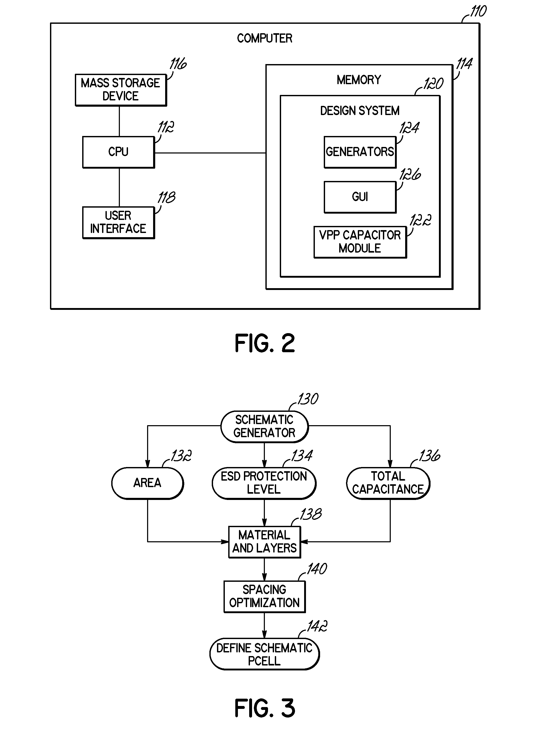 Methodology for automated design of vertical parallel plate capacitors