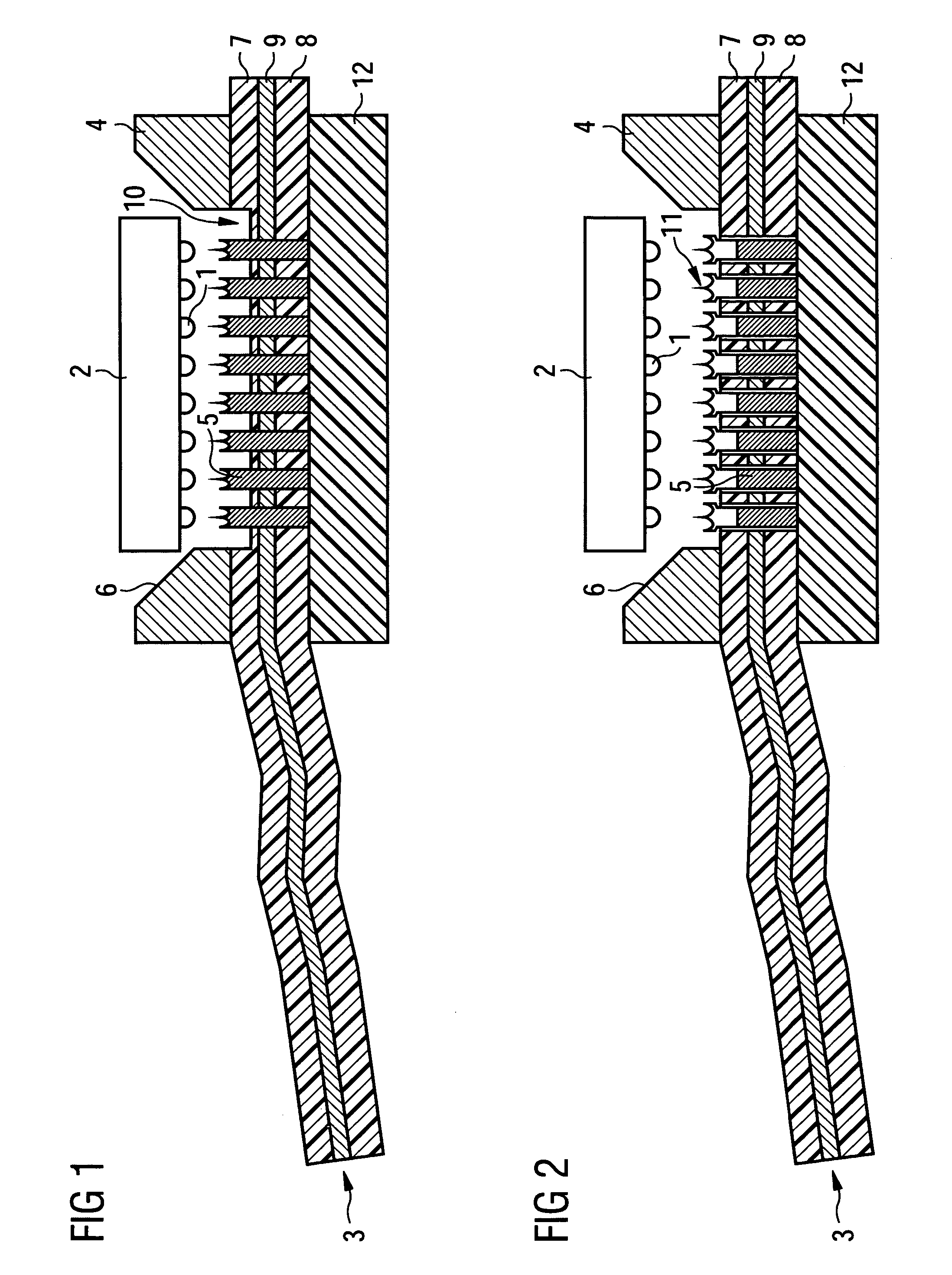 Arrangement for producing an electrical connection between a BGA package and a signal source, and method for producing such a connection