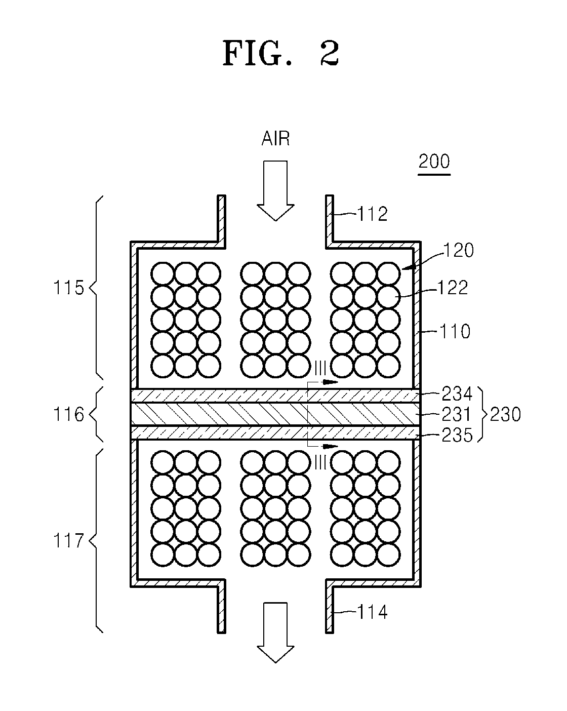 Cooling device of battery pack
