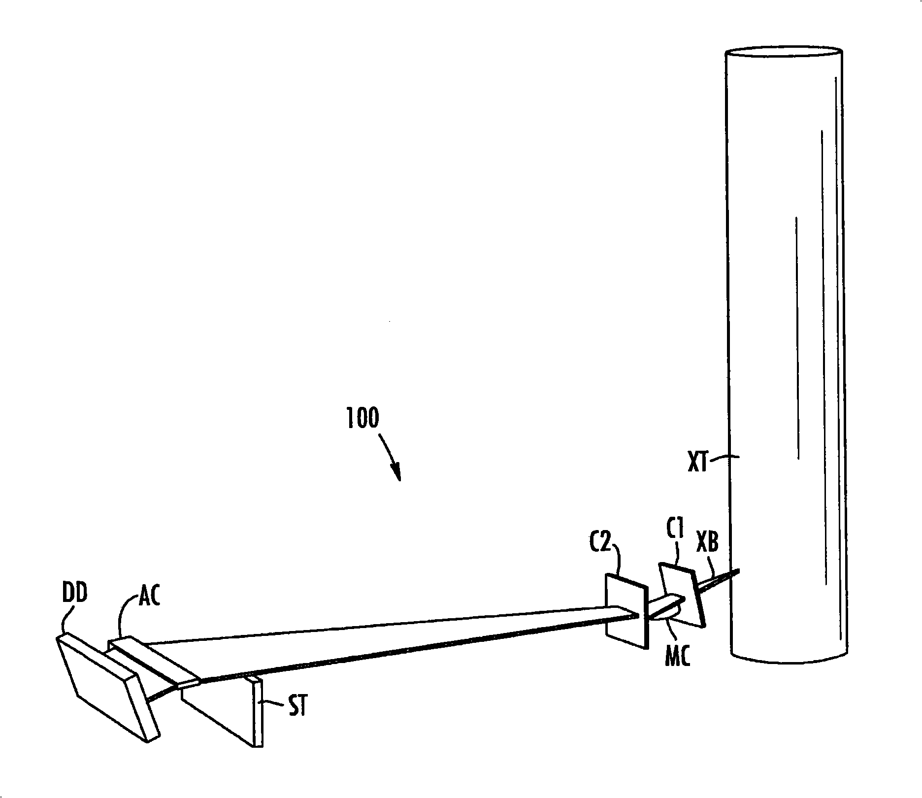 Systems and methods for detecting an image of an object by use of an x-ray beam having a polychromatic distribution