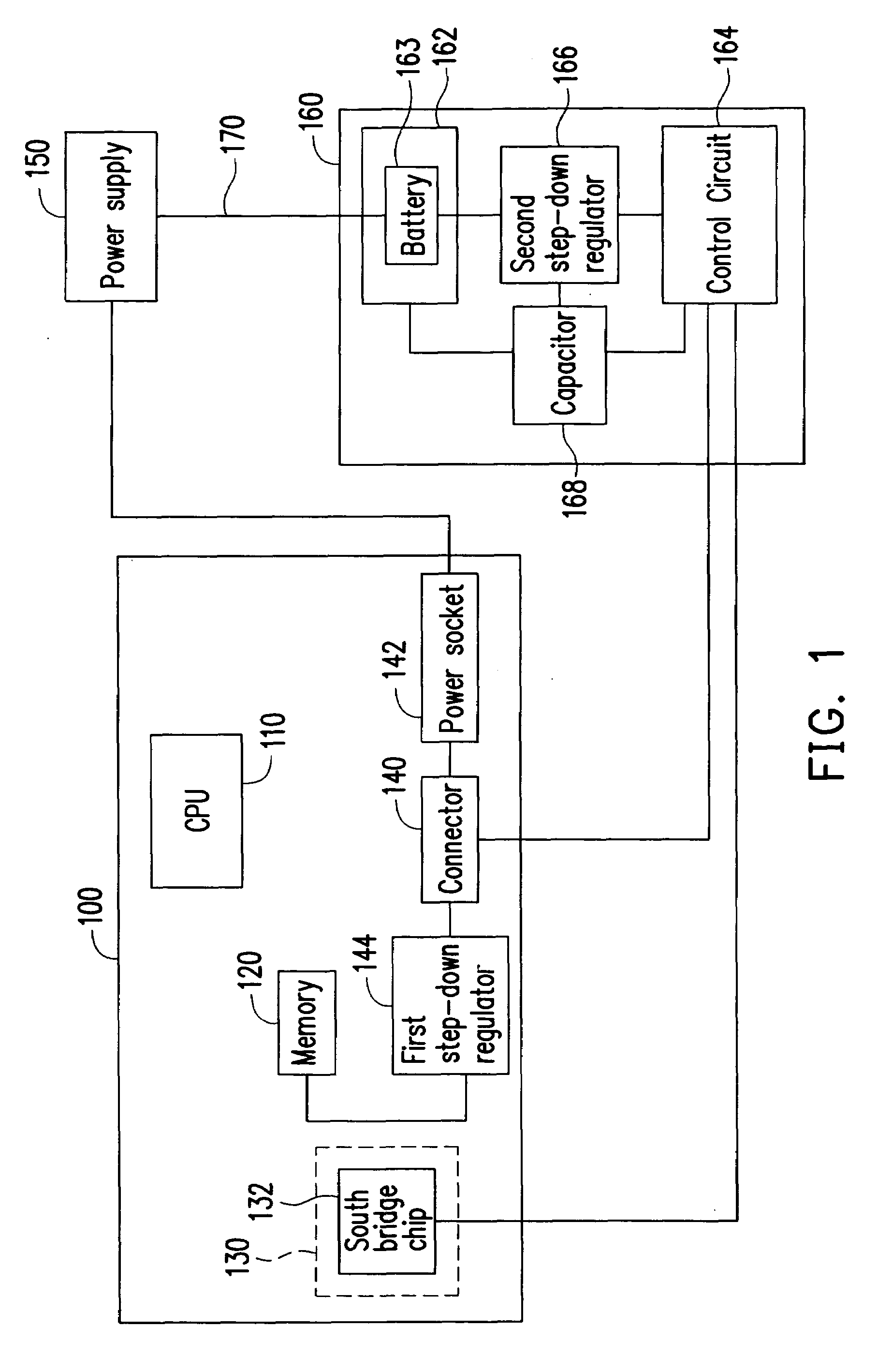 Backup power supply and desktop computer and method for protecting the data thereof