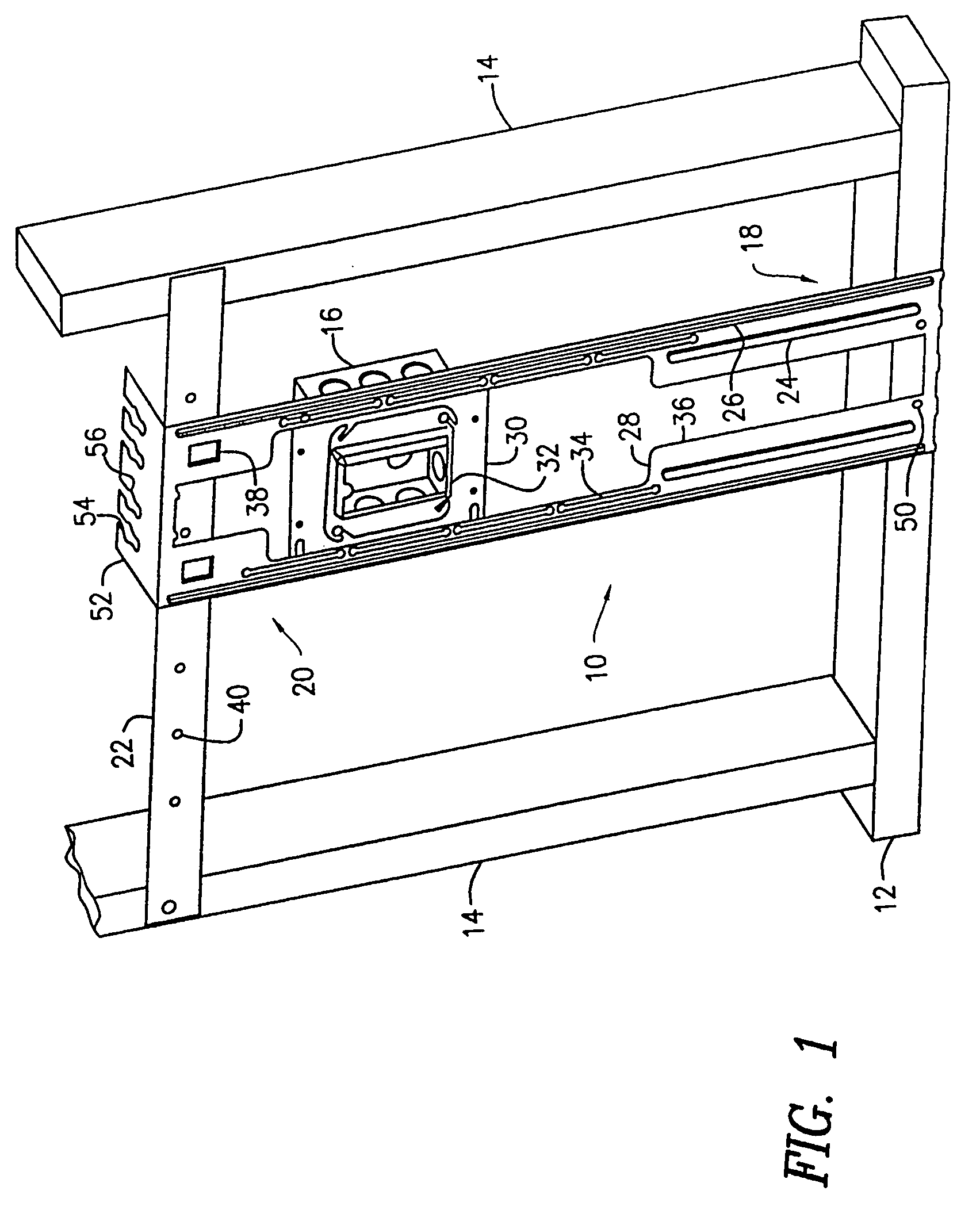 Mounting bracket for an electrical box