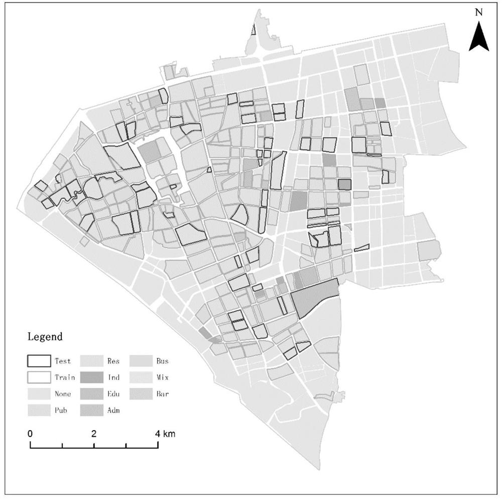 Automatic city function partitioning method based on remote sensing images and taxi track fusion