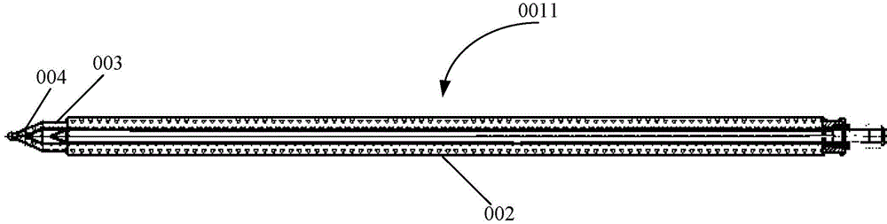 Solar heat accumulation pipe and machining method thereof