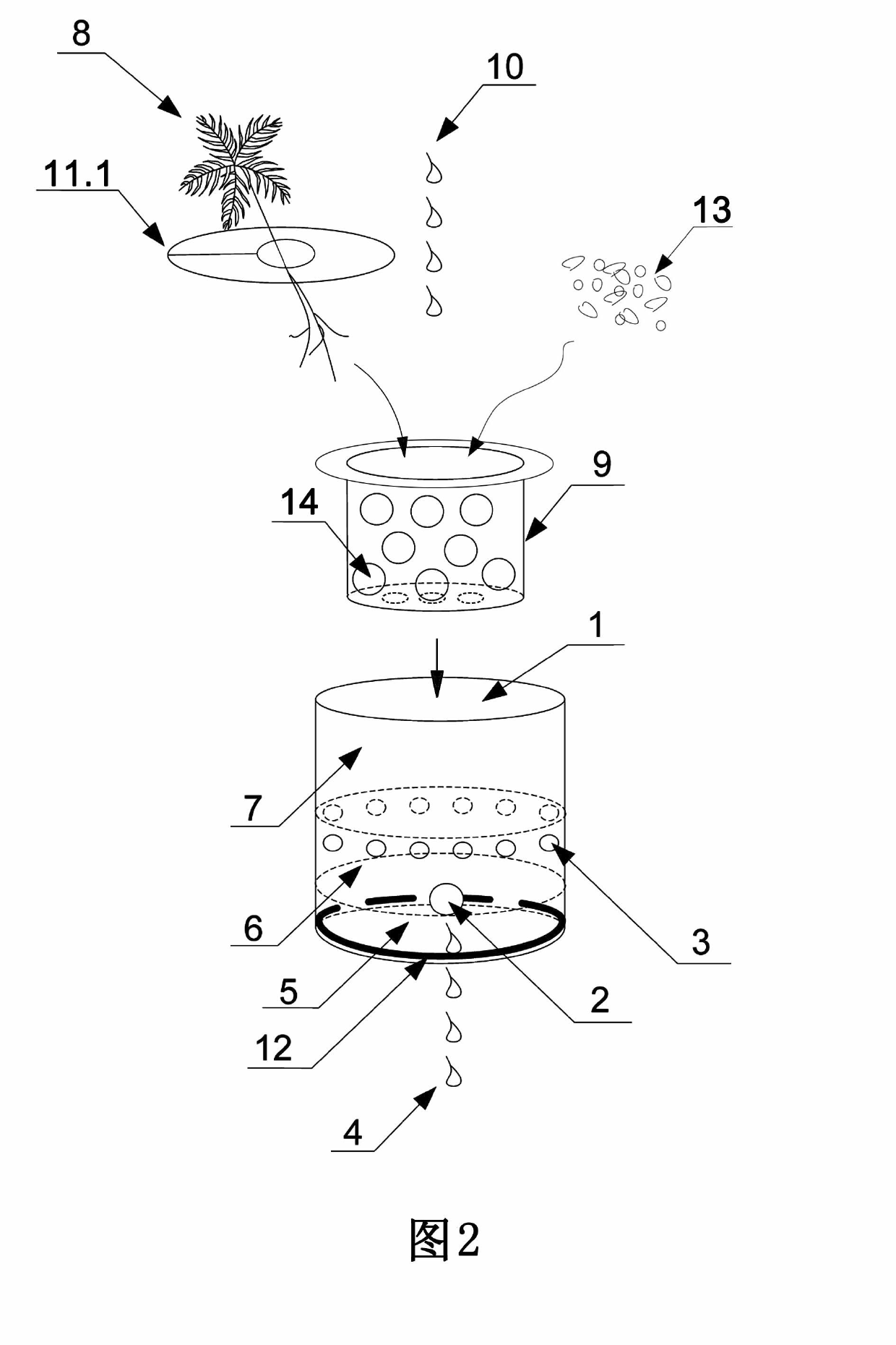 Fast rooting flowerpot device and using method thereof