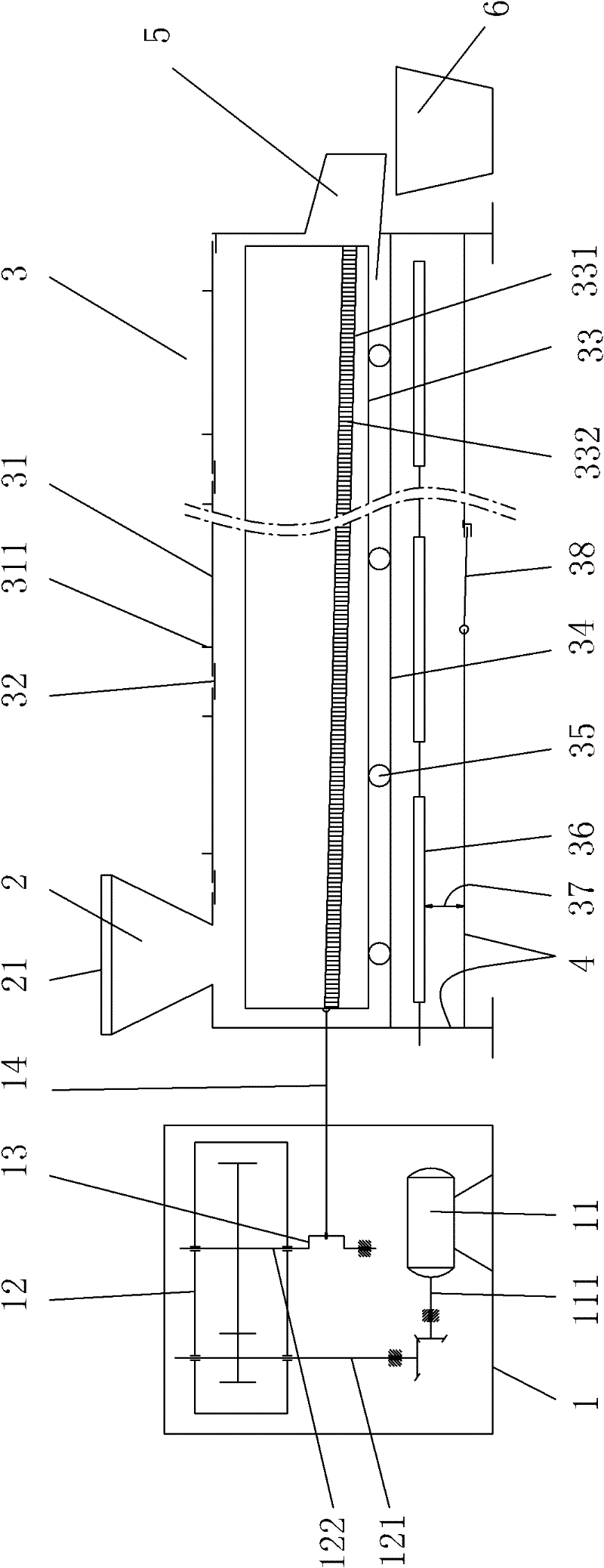 Rubber seal drying and screening all-in-one machine