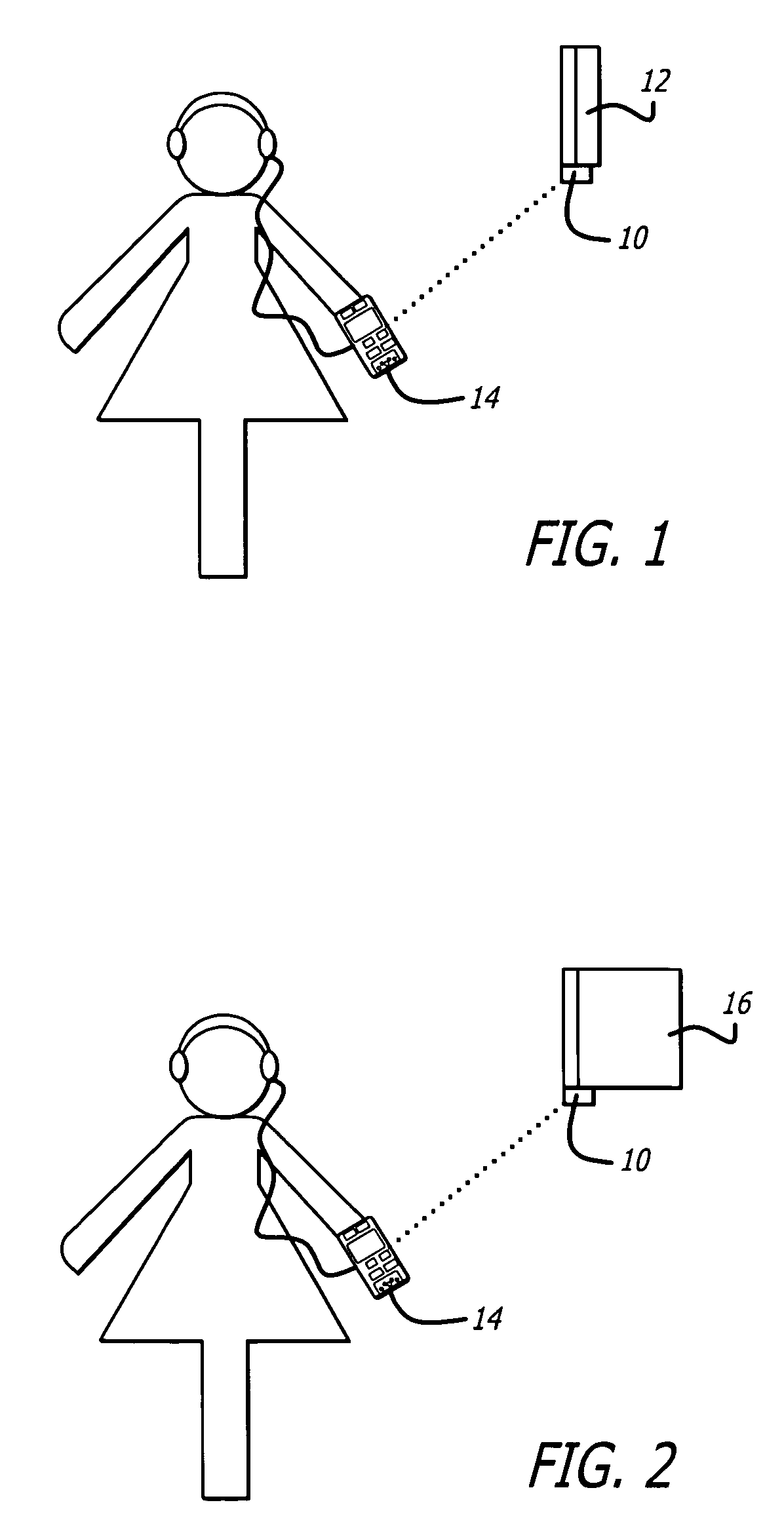 System and method of wirelessly triggering portable devices