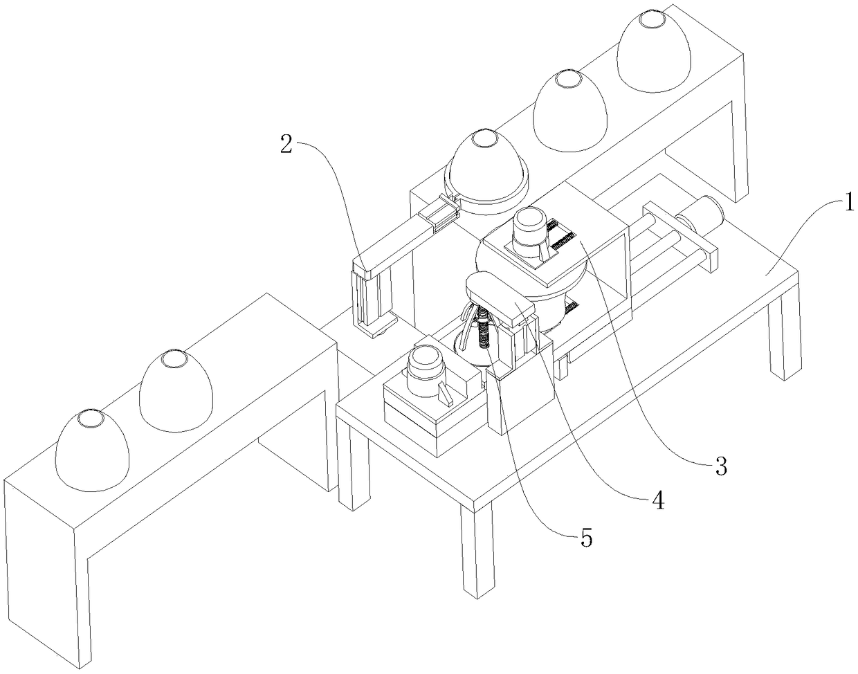 Grinding device for electric kettle body
