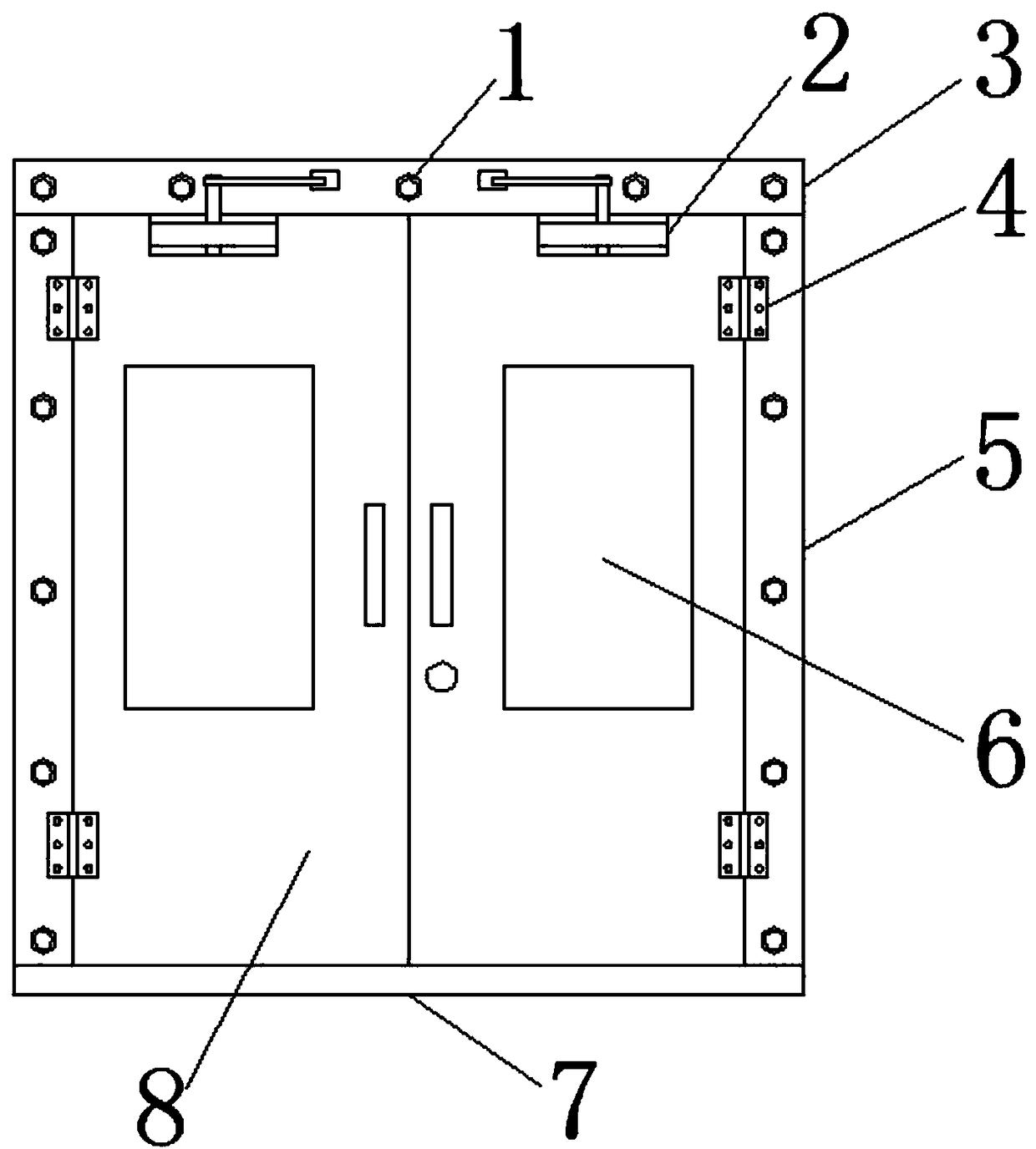 Fireproof door convenient to install