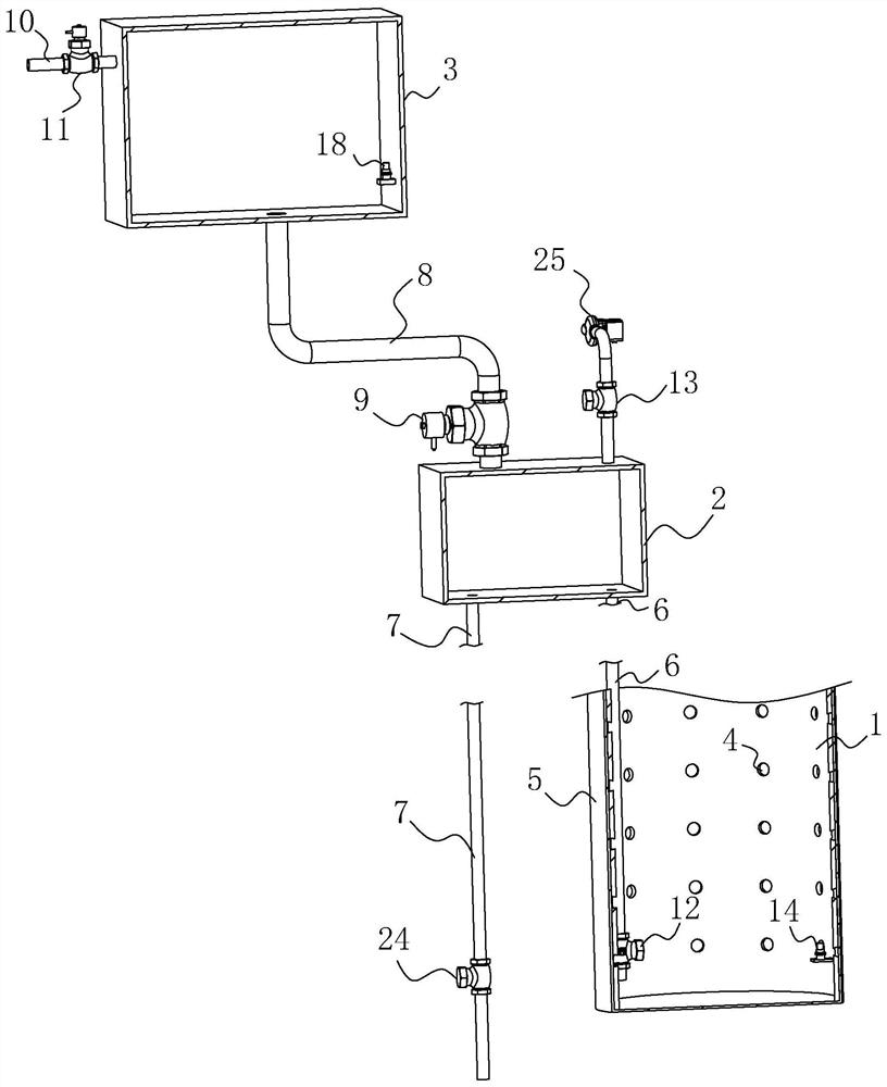 A slope drainage system