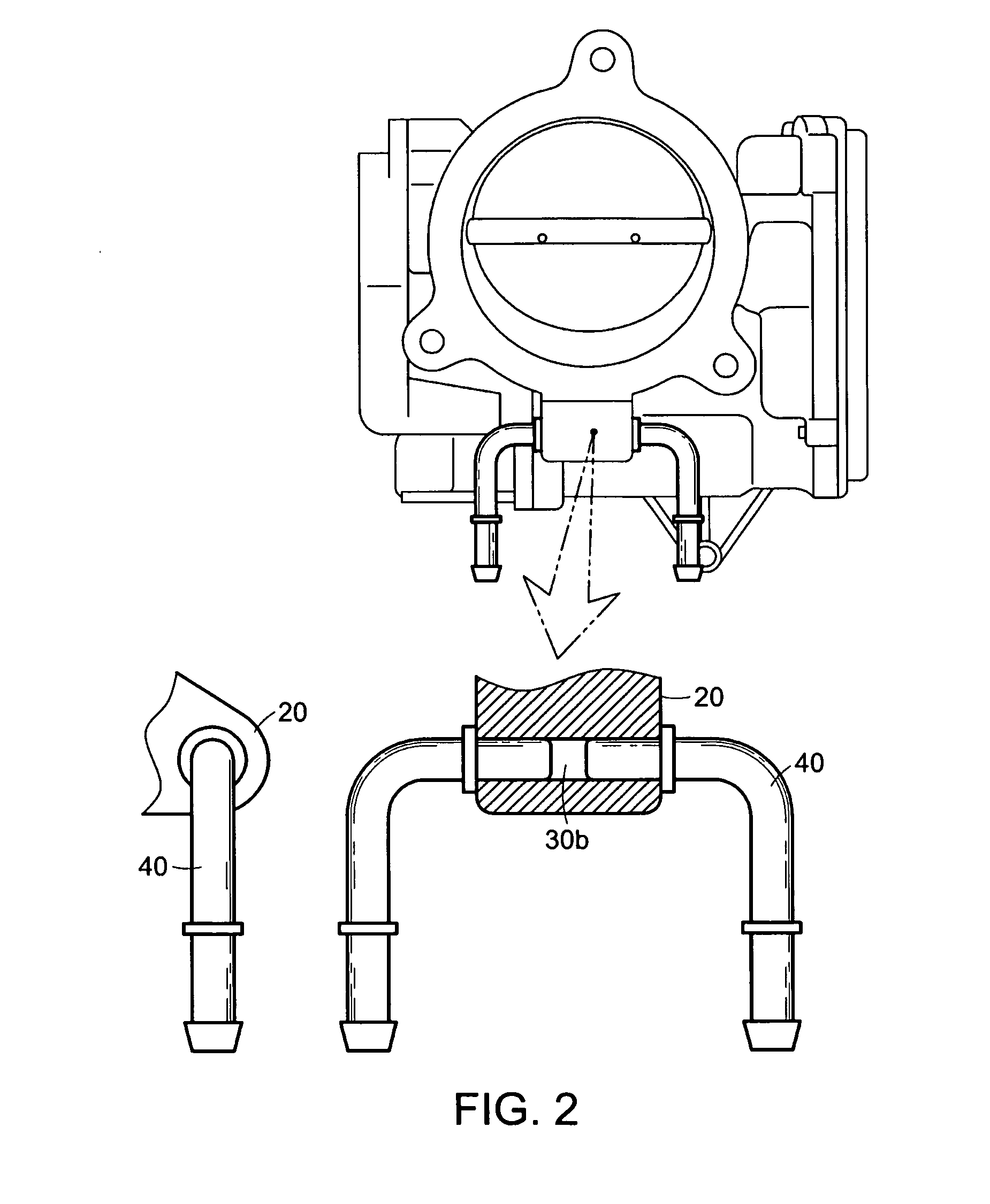 Magnesium throttle body and method of manufacturing the same