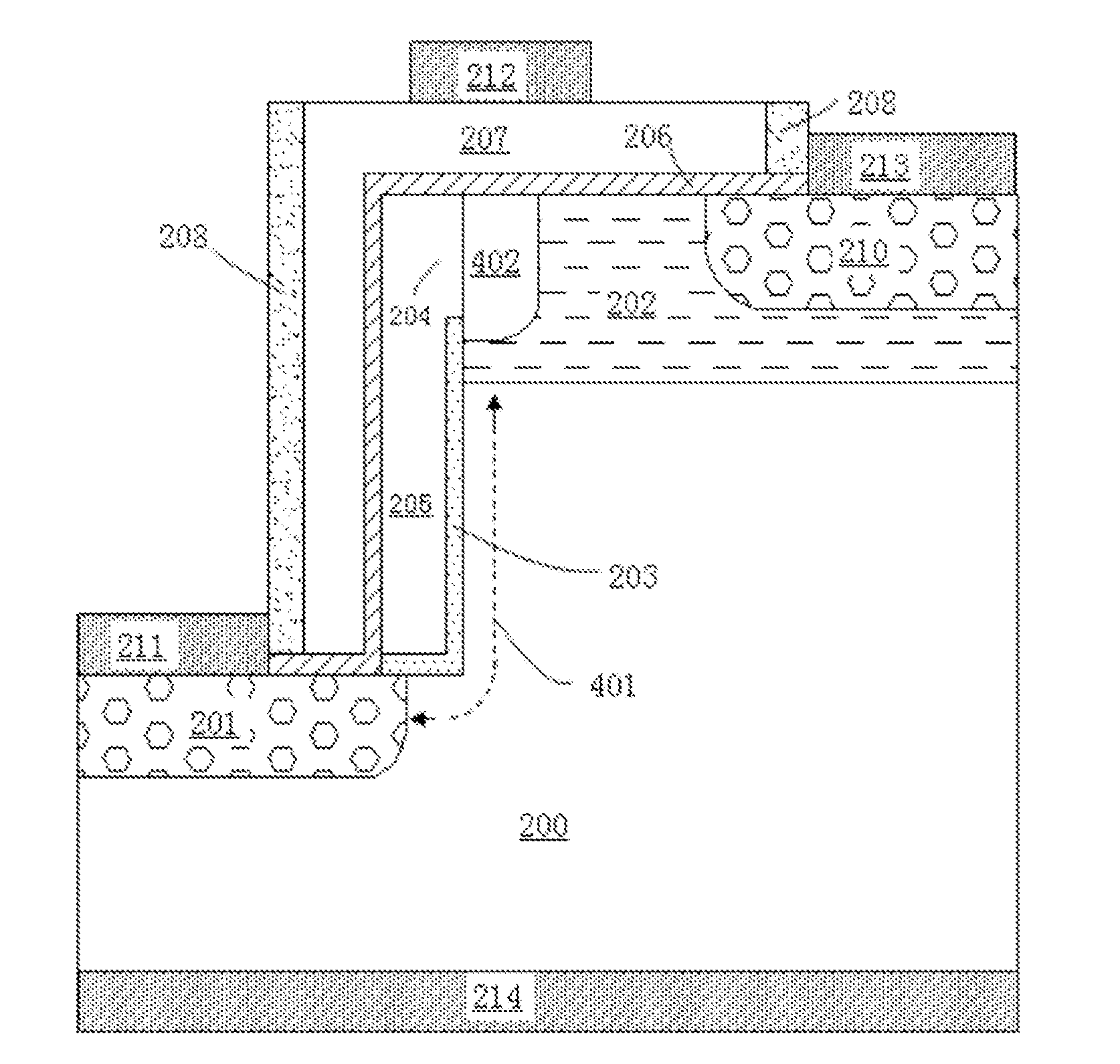Semi-floating-gate device and its manufacturing method