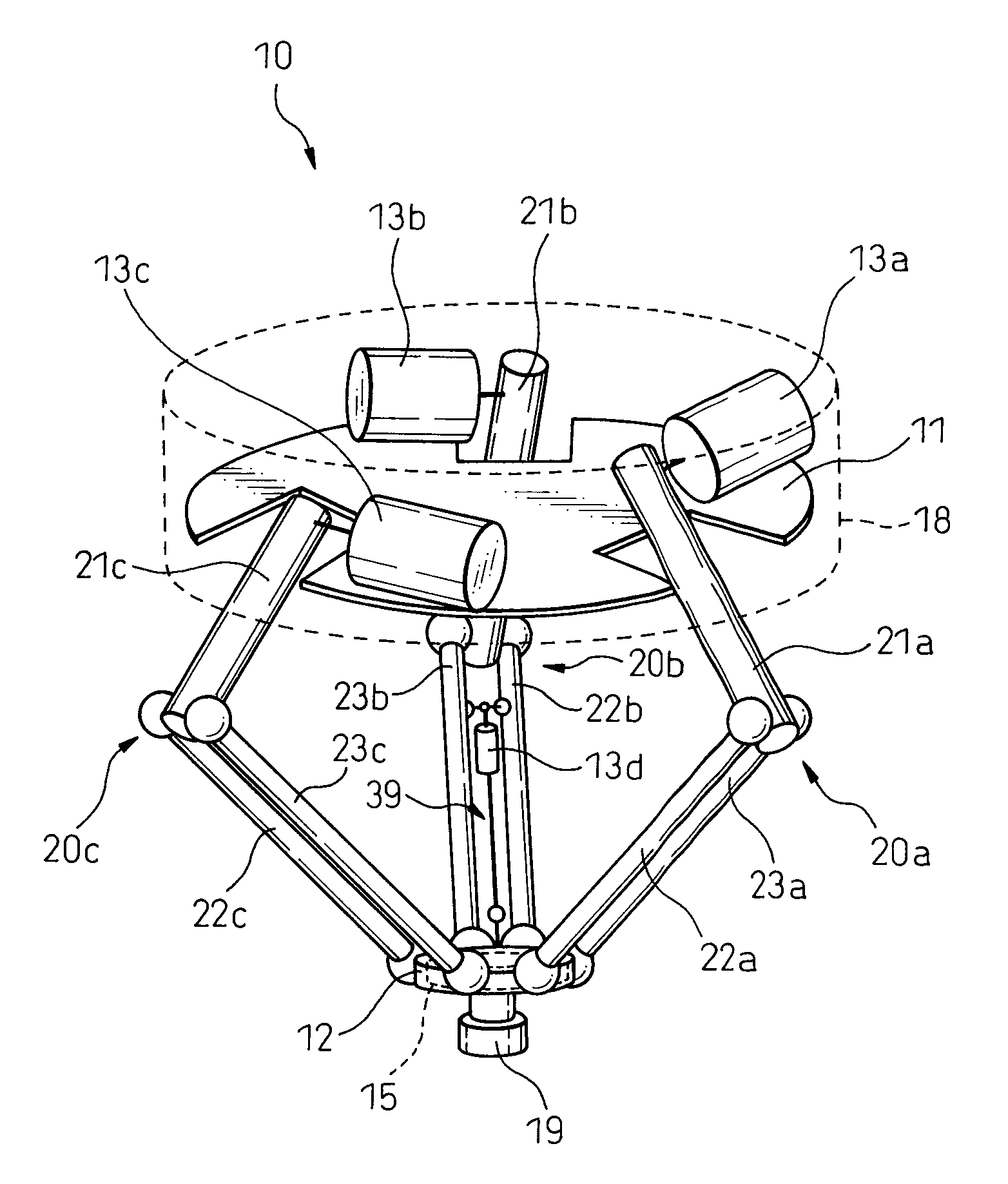 Parallel link robot