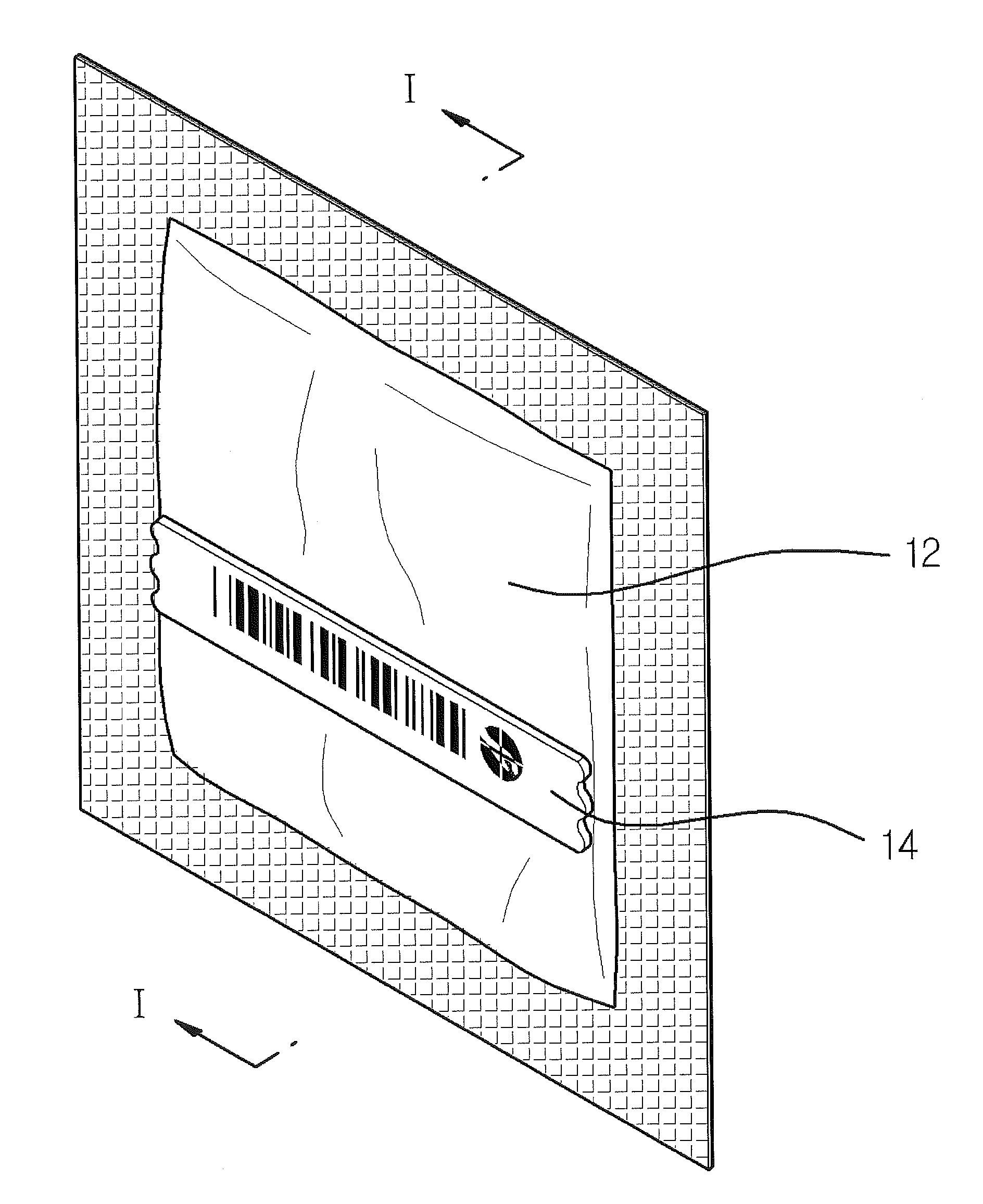 Packing structure including theft prevention electronic tag