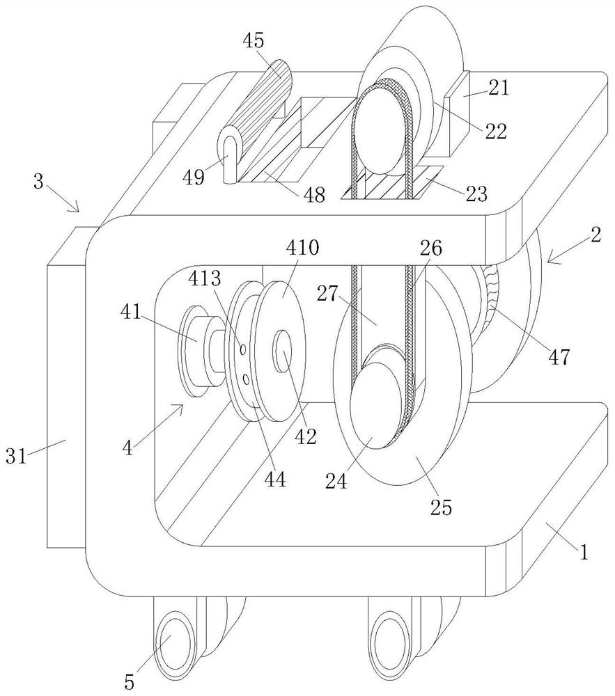 A motor automatic winding equipment for self-inspection damage of cable laying