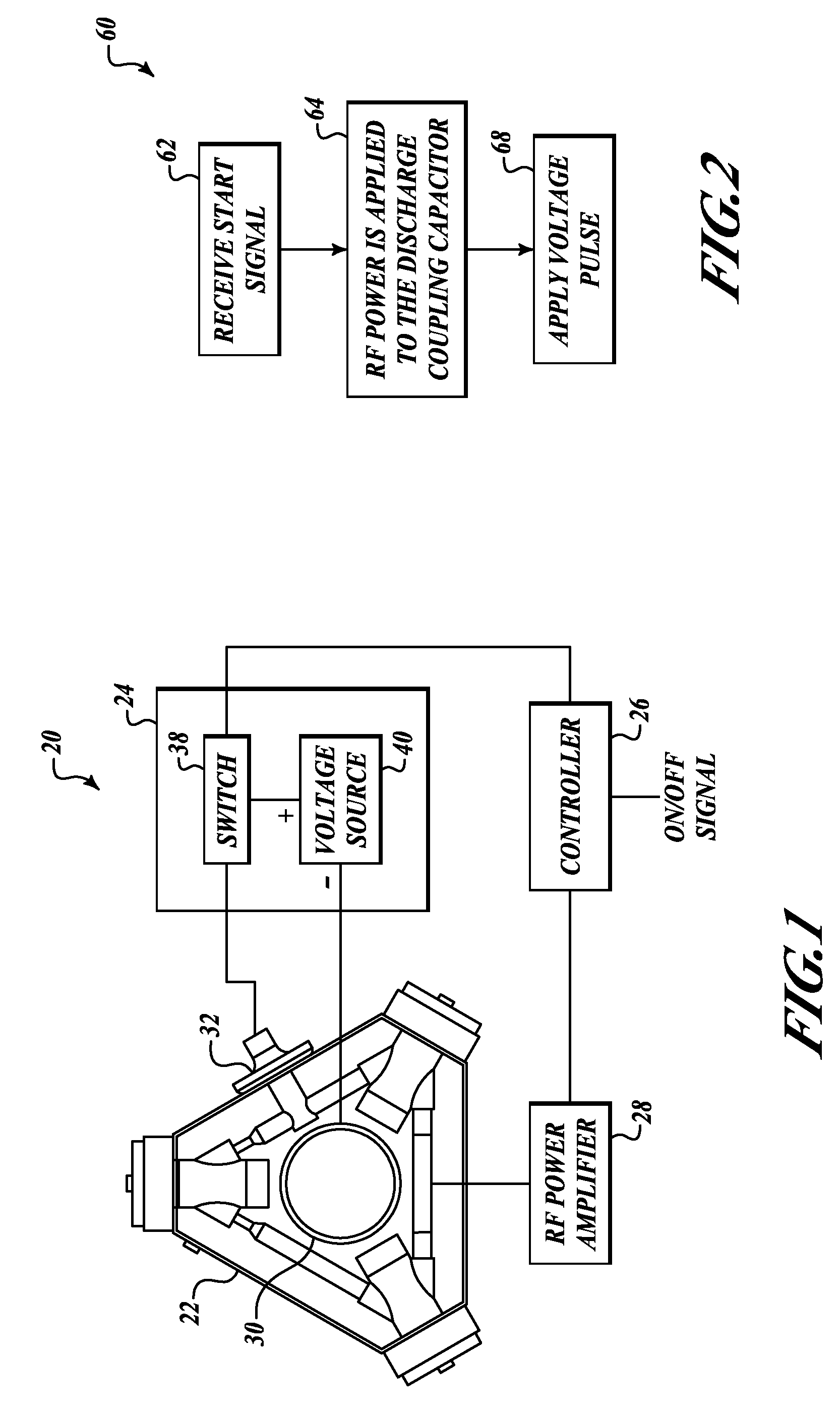 Systems and methods for assisting start of electrodeless RF discharge in a ring laser gyro