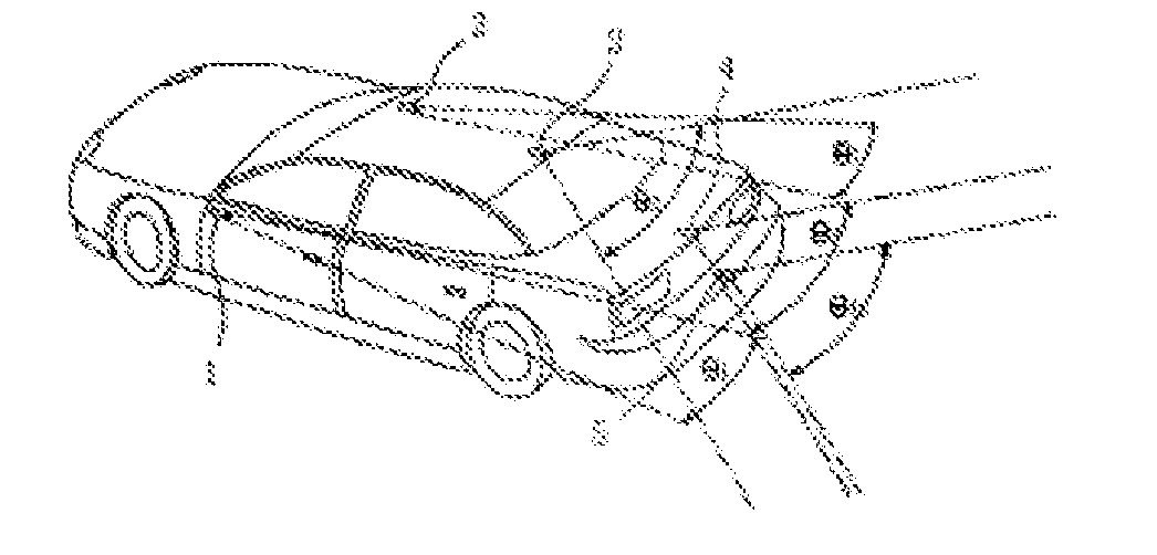 Left/right rearview device for a vehicle