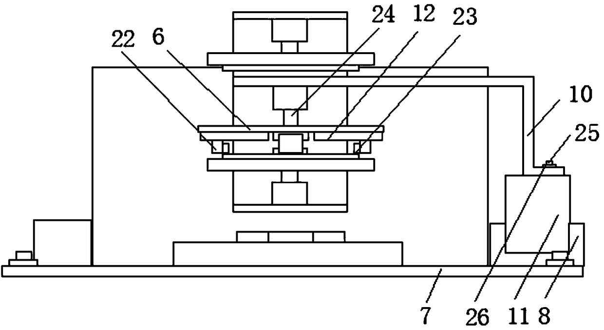 Turning-over device applicable to polygonal glass surface machining