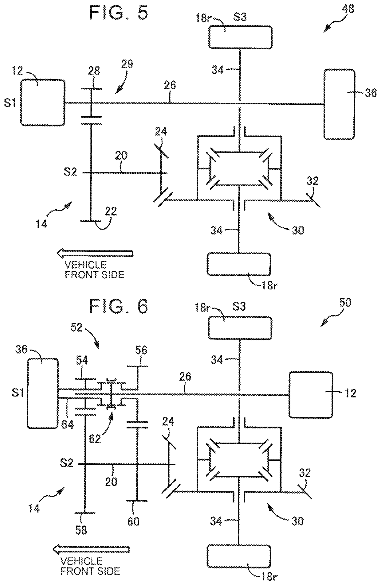 Electric drive device for vehicle