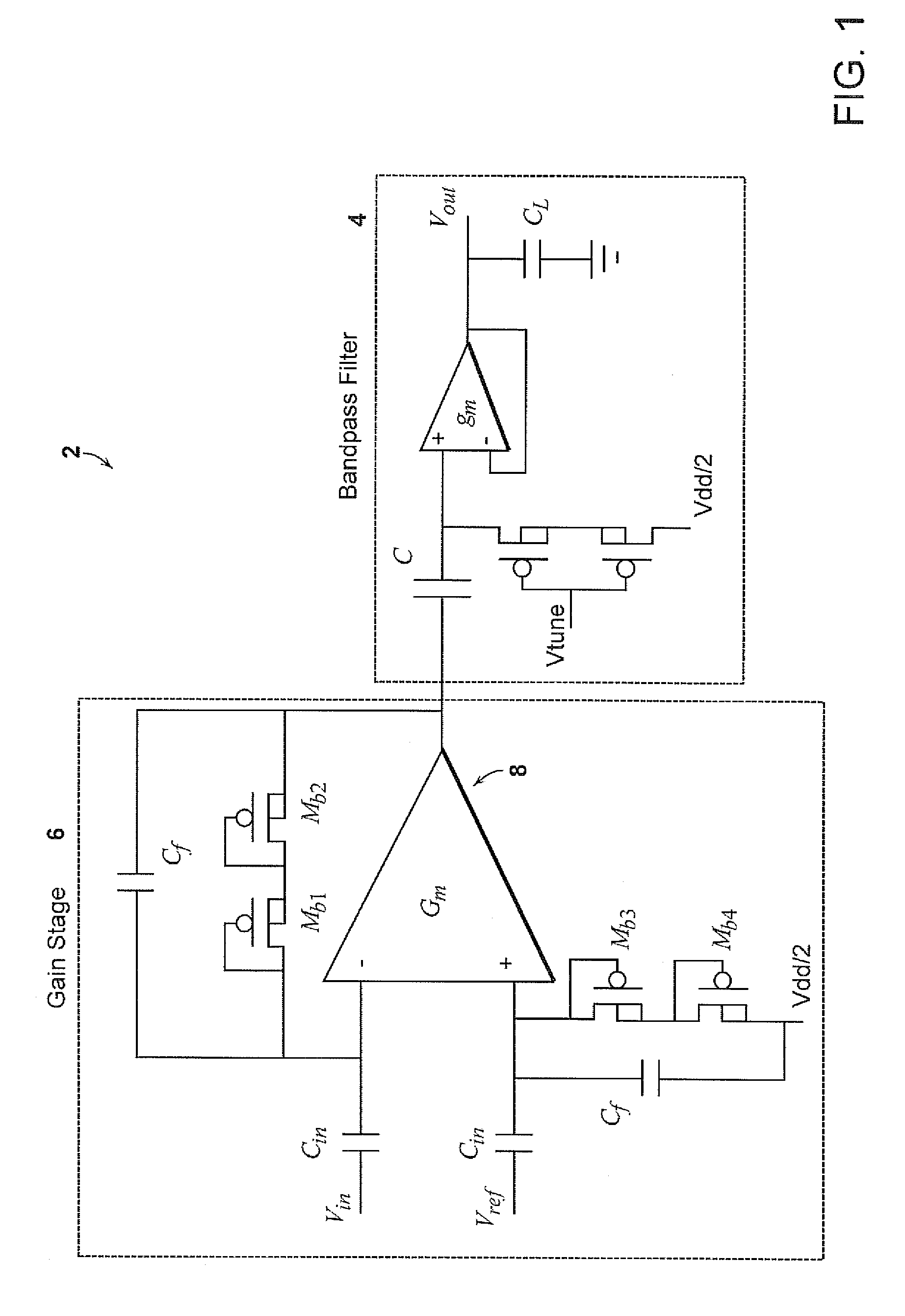 Micropower neural amplifier with adaptive input-referred noise