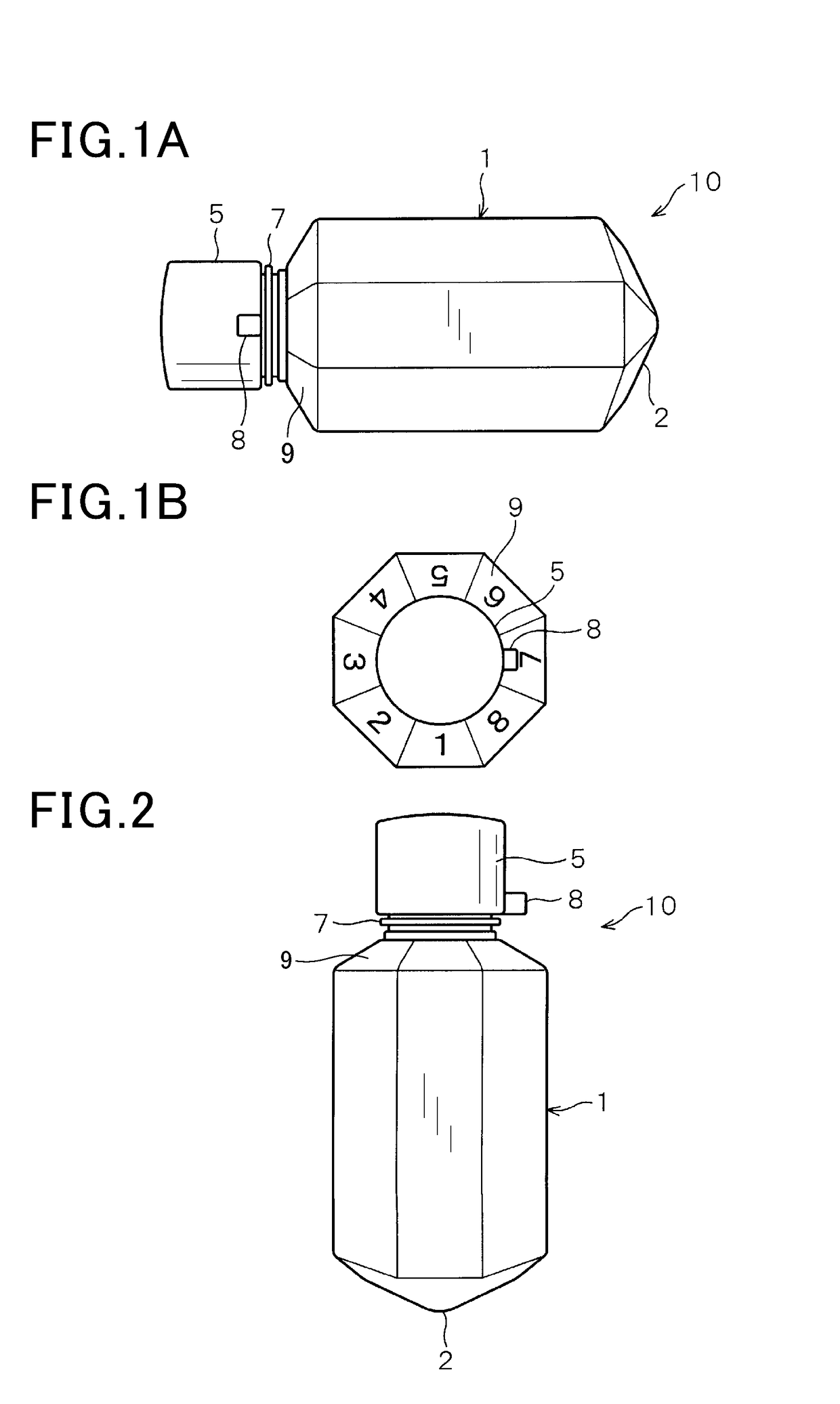 Cell culture container, automatic cell culture apparatus, liquid container, robot hand, and robot system