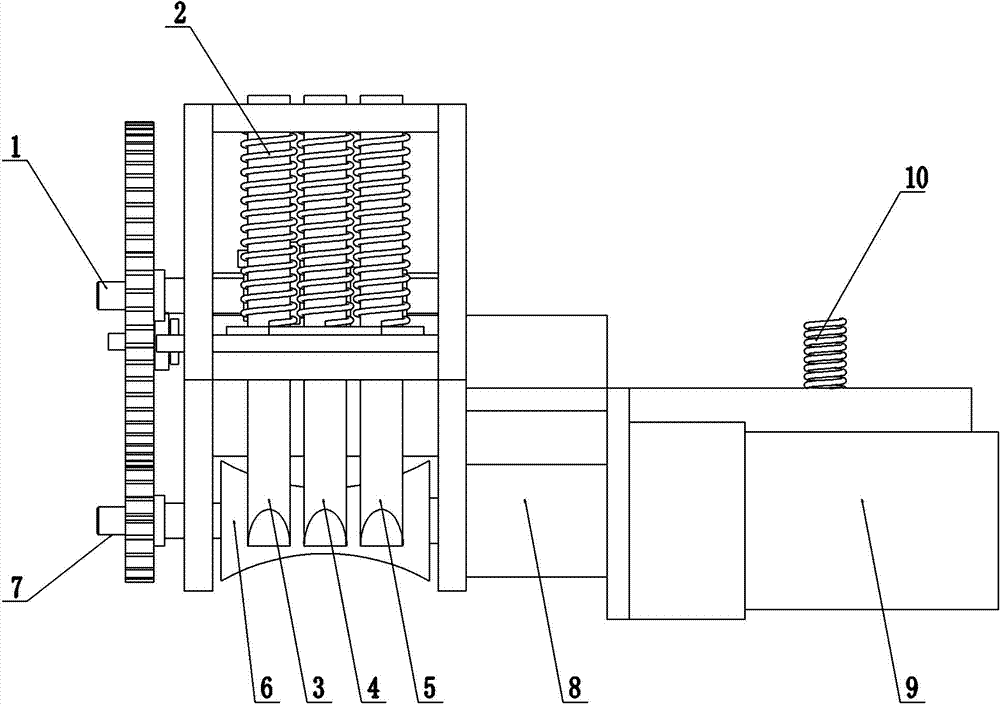 Deicing device of high-voltage power transmission line