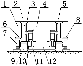 Sleeper bolt automatically greasing device