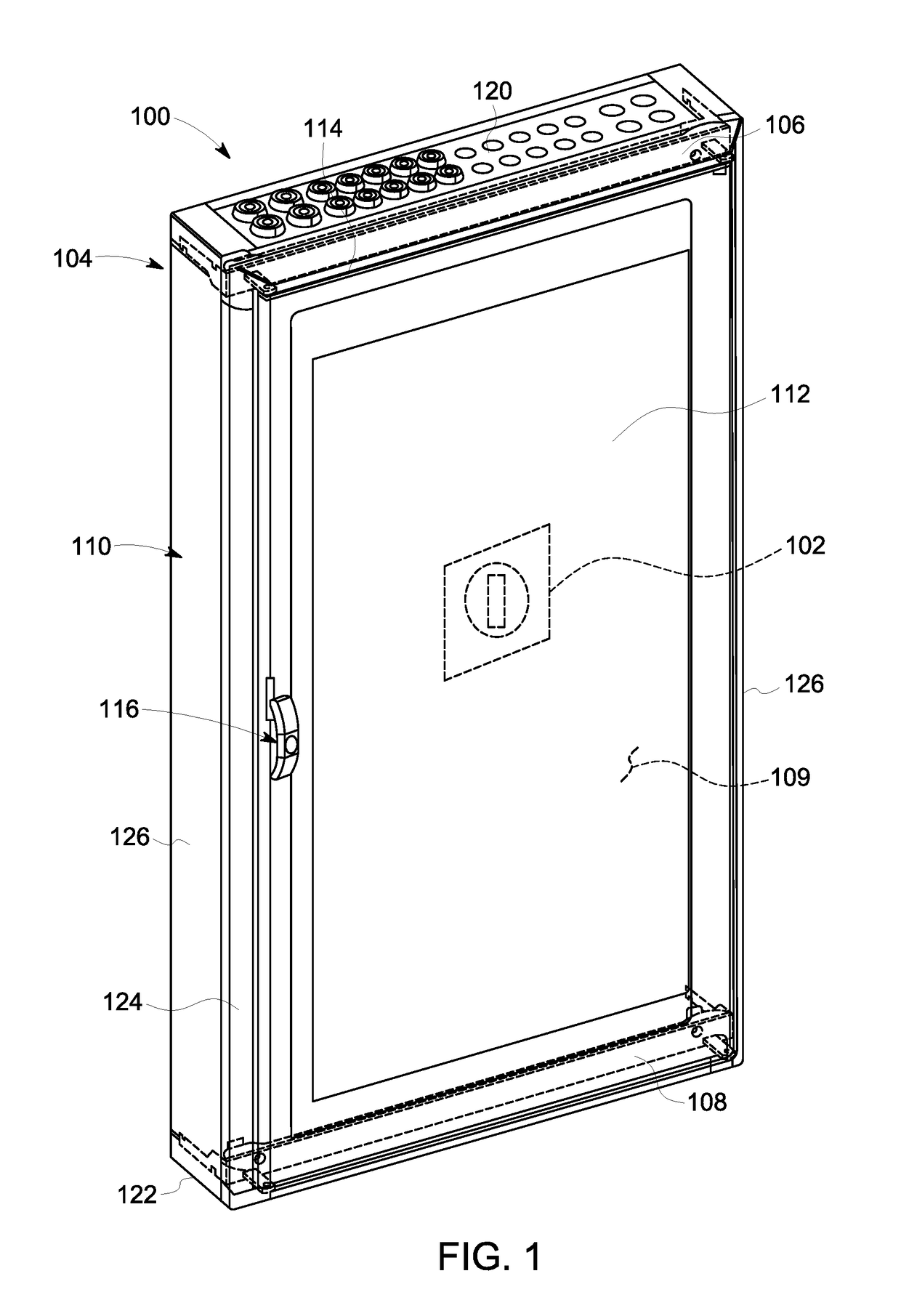 Electrical power distribution system including pressure release mechanism