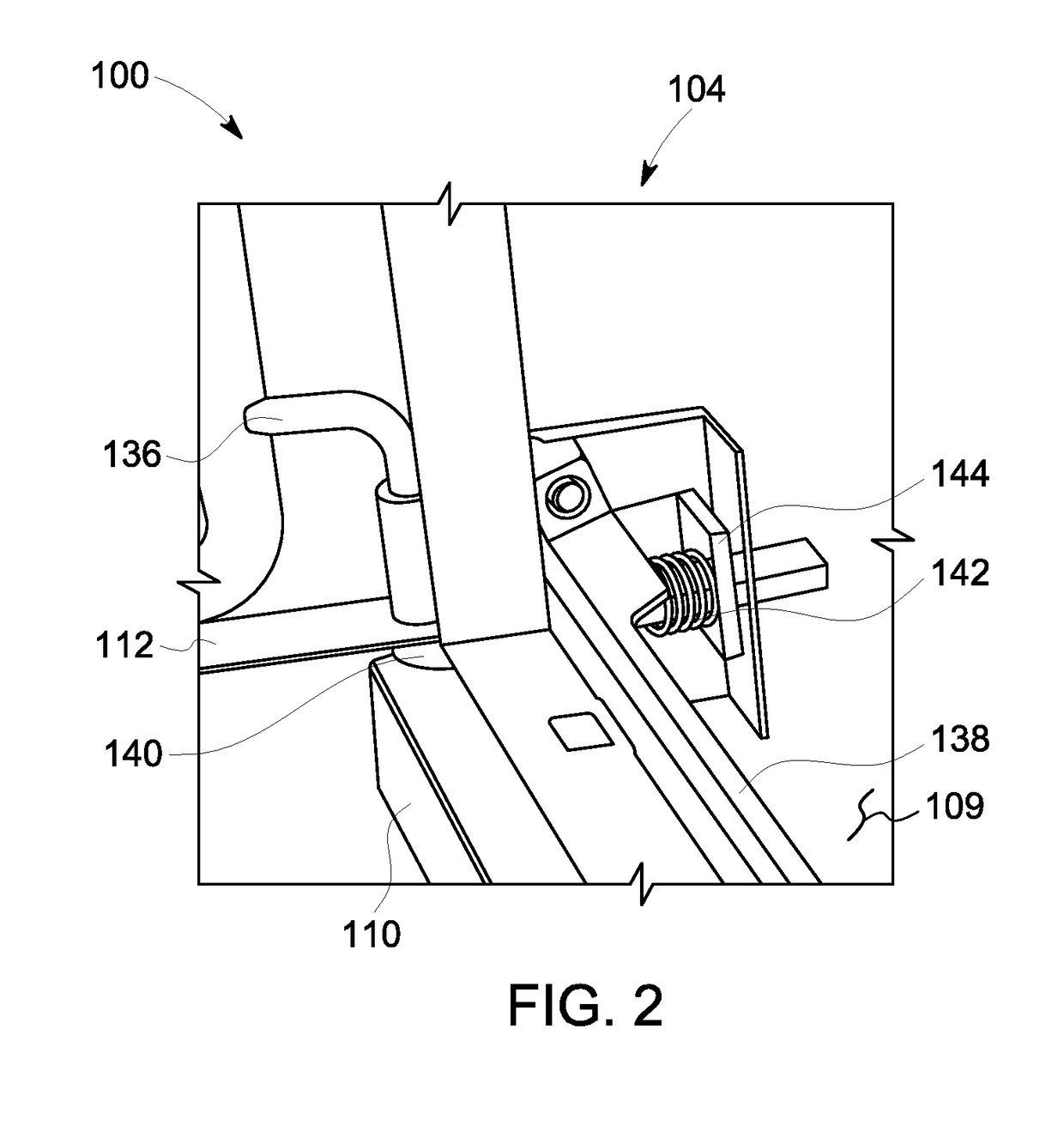 Electrical power distribution system including pressure release mechanism