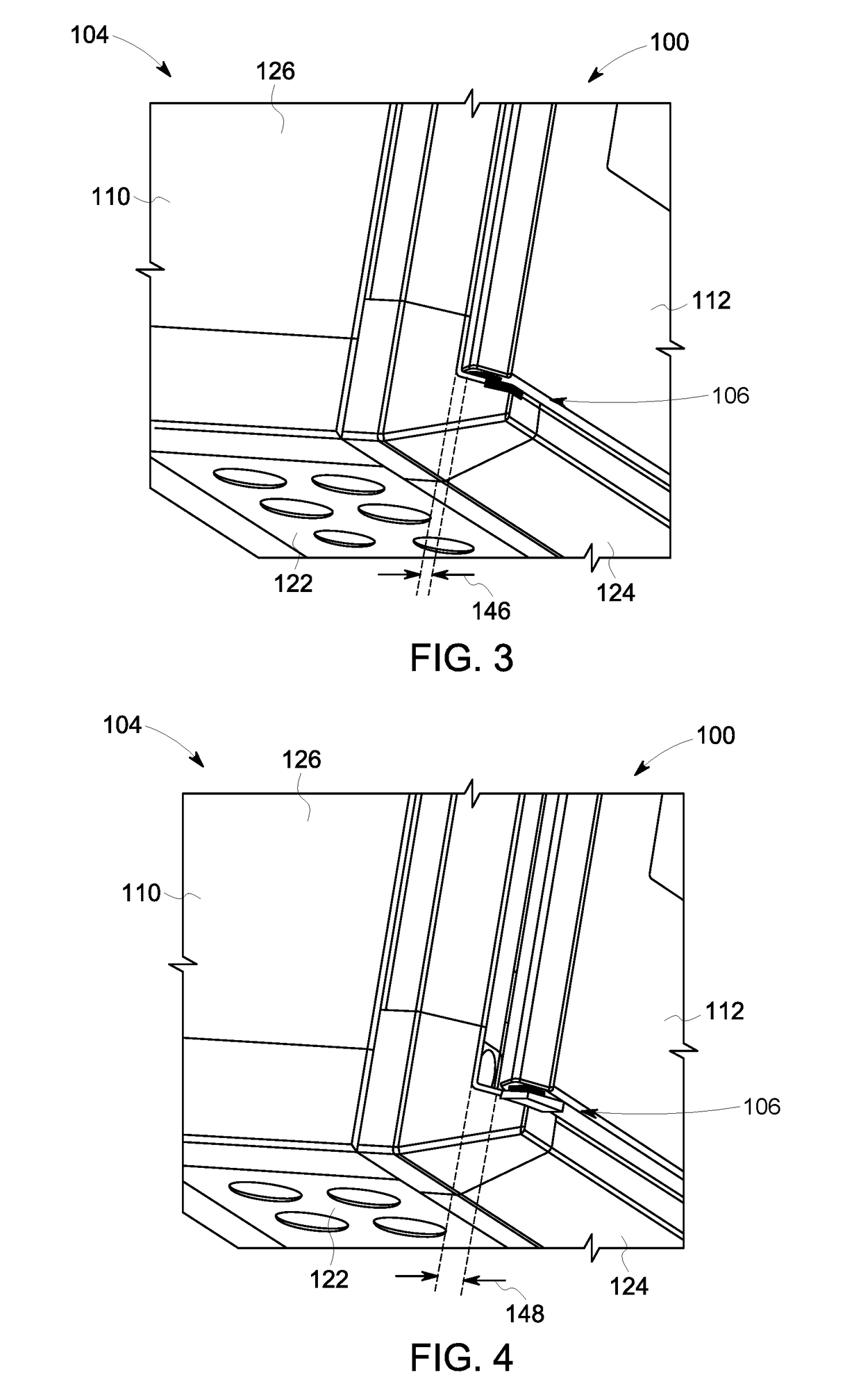 Electrical power distribution system including pressure release mechanism