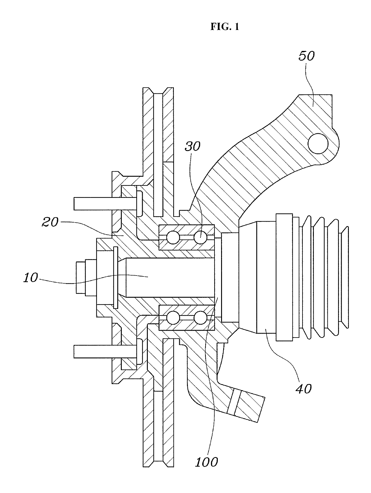 Coating composition and washer for vehicle drive shafts manufactured therefrom