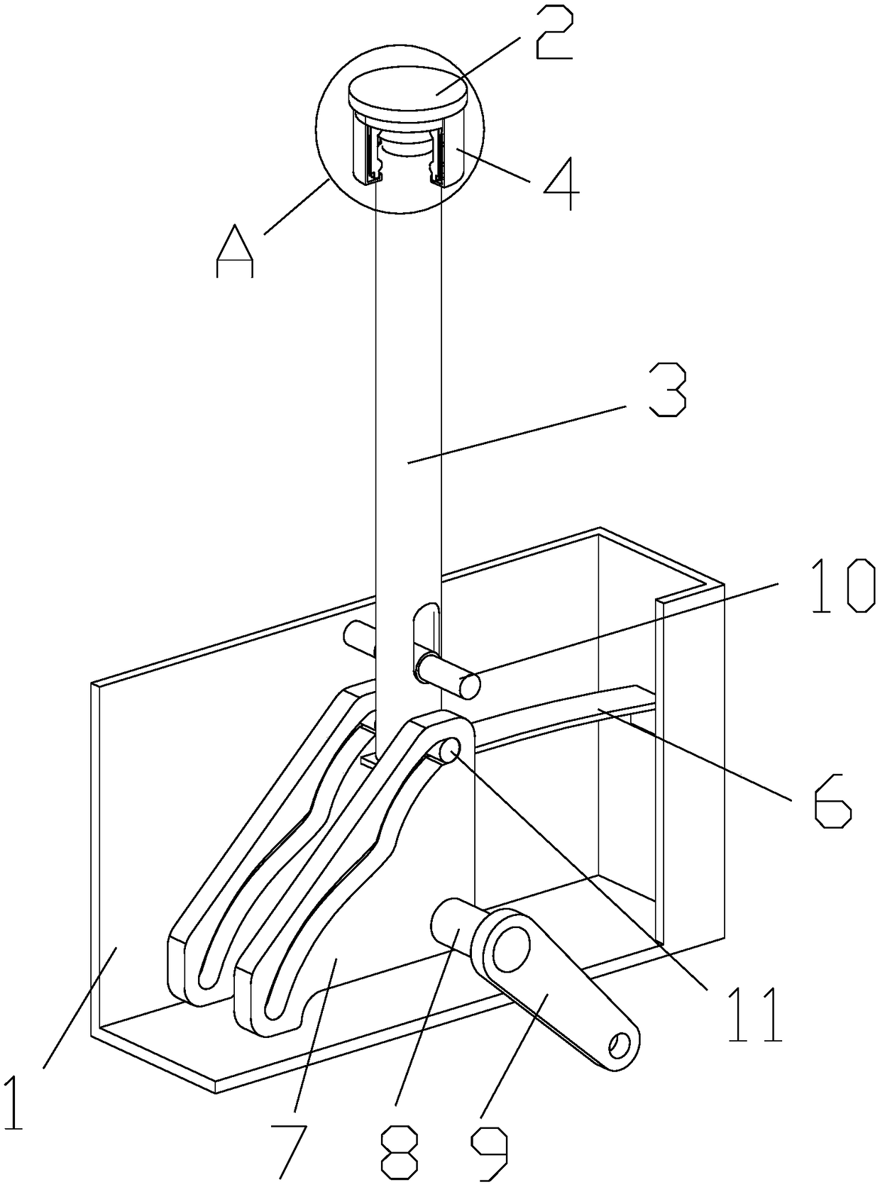 Large-current grounding device