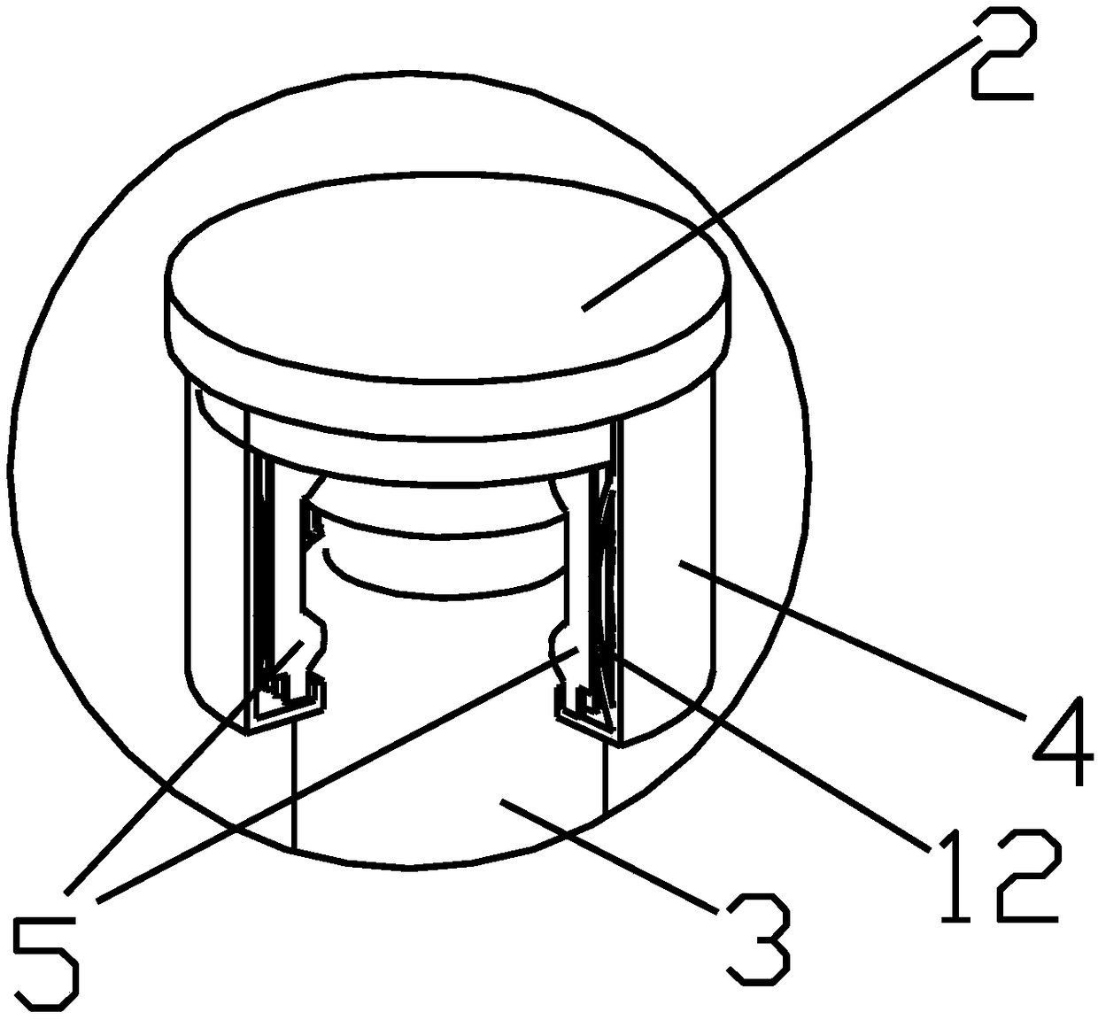 Large-current grounding device