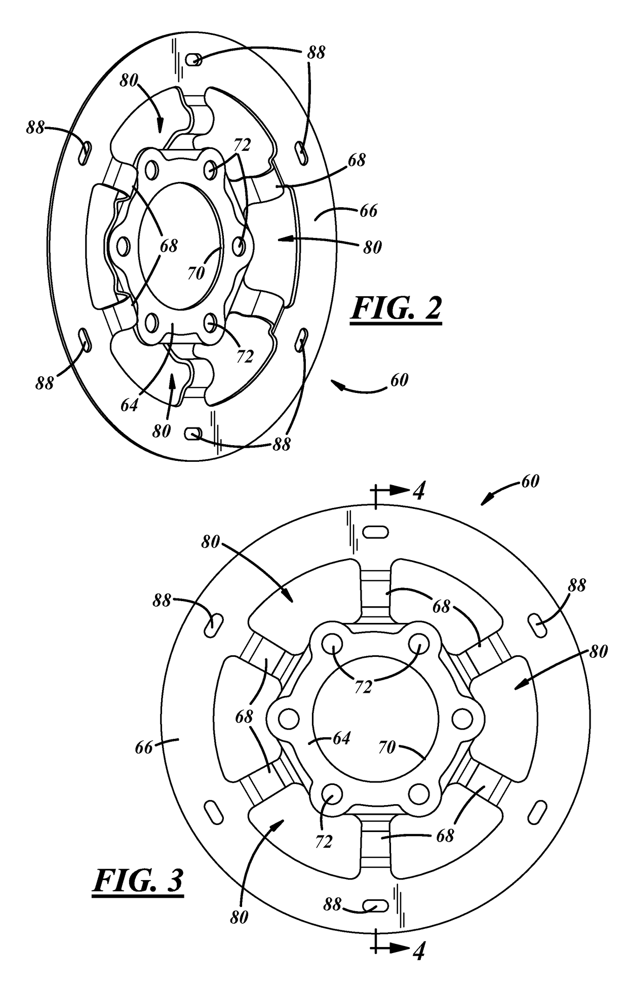 Overmolded flux ring