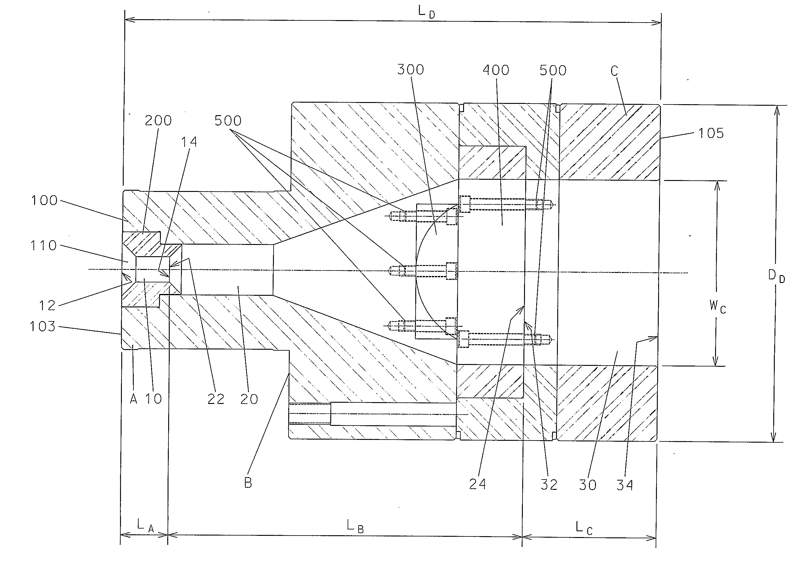 Extrusion Die and Process for Producing an Extruded Filled Polymer Composition